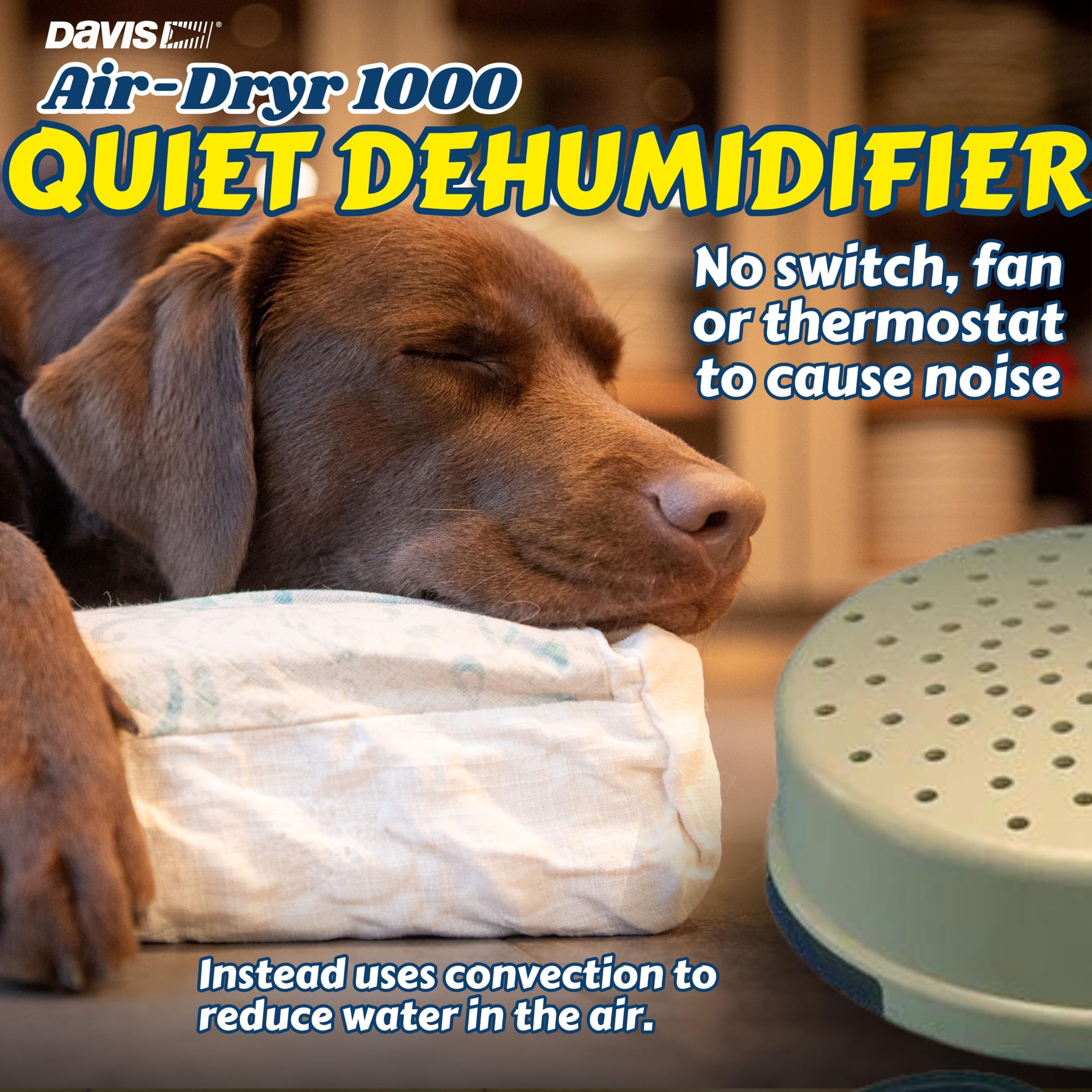 Davis Instruments Air Dryr 1000 Dehumidifier Bundle (2 Pack) Quiet Boat Dehumidifier For Moisture Problems And Wet Air Solution