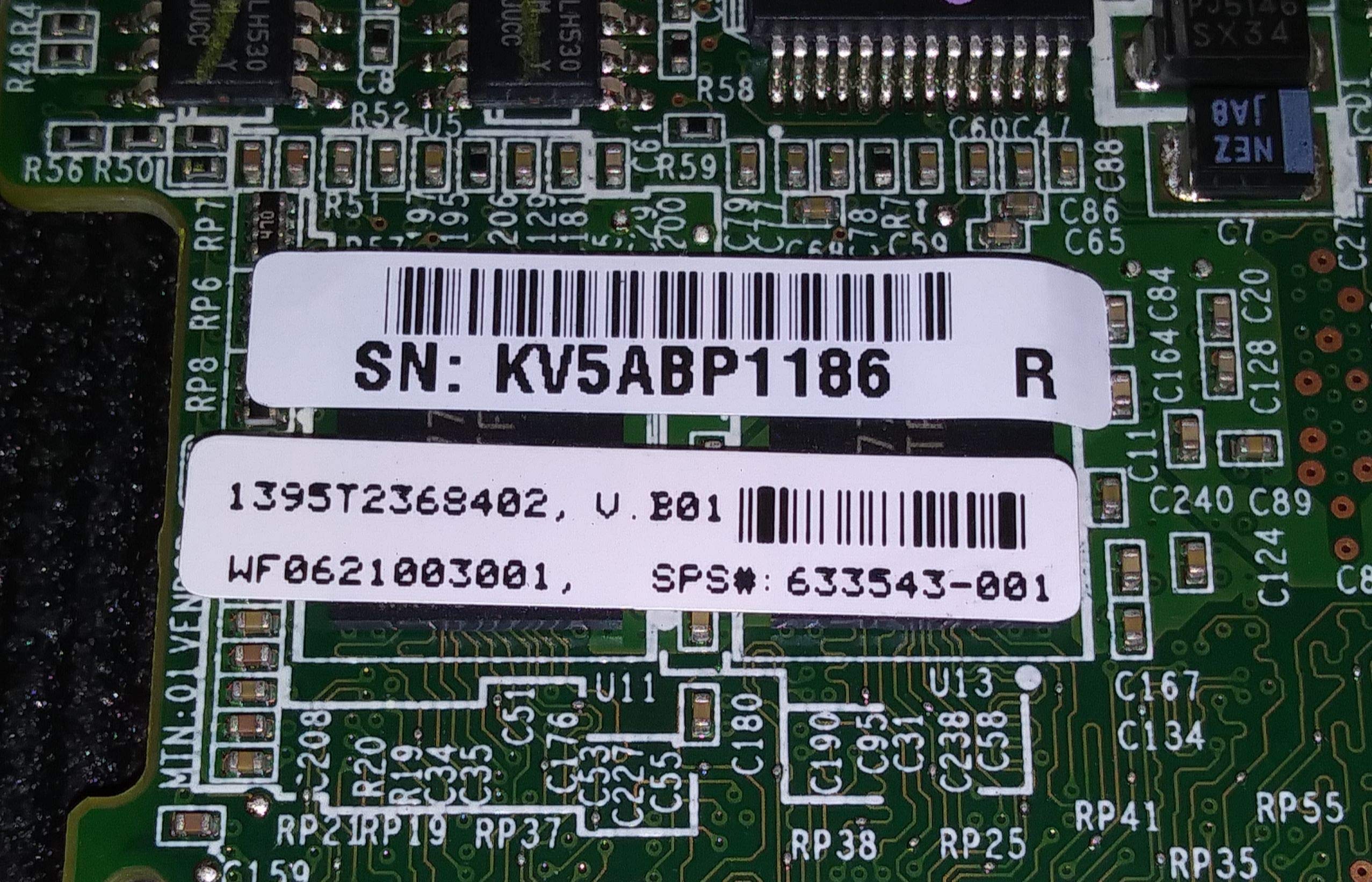 HP 2GB Flash Backed Write Cache (FBWC) Memory Module G8 633543 001