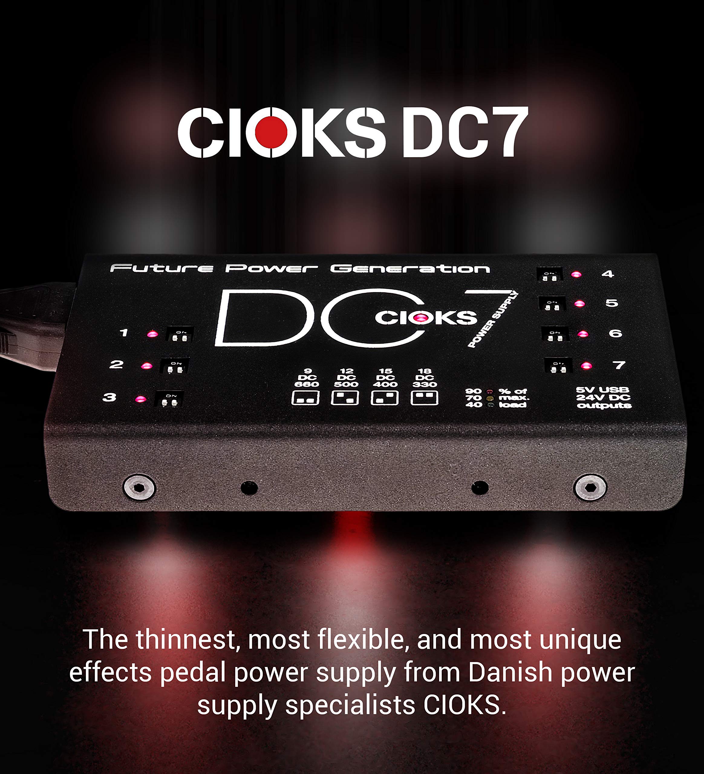 Cioks Dc7 7 Isolated Dc Outlets Power Supply