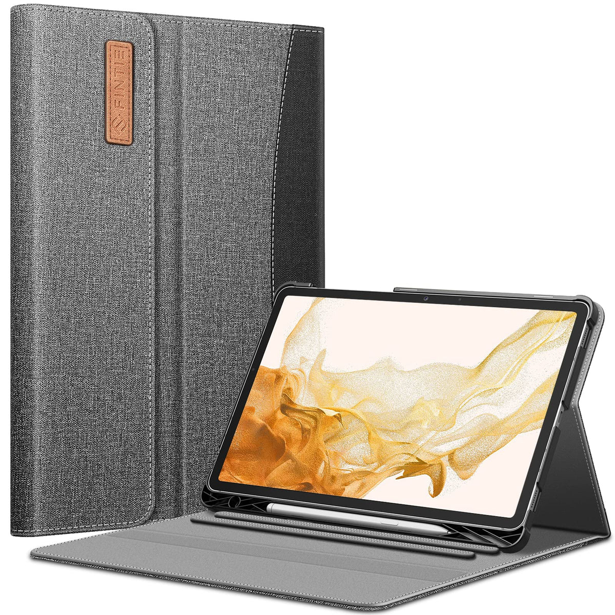 Fintie Case For Samsung Galaxy Tab S8 Plus 2022S7 Fe 2021S7 Plus 2020 124 Inch With S Pen Holder, Multiple Angle Portfolio Cover