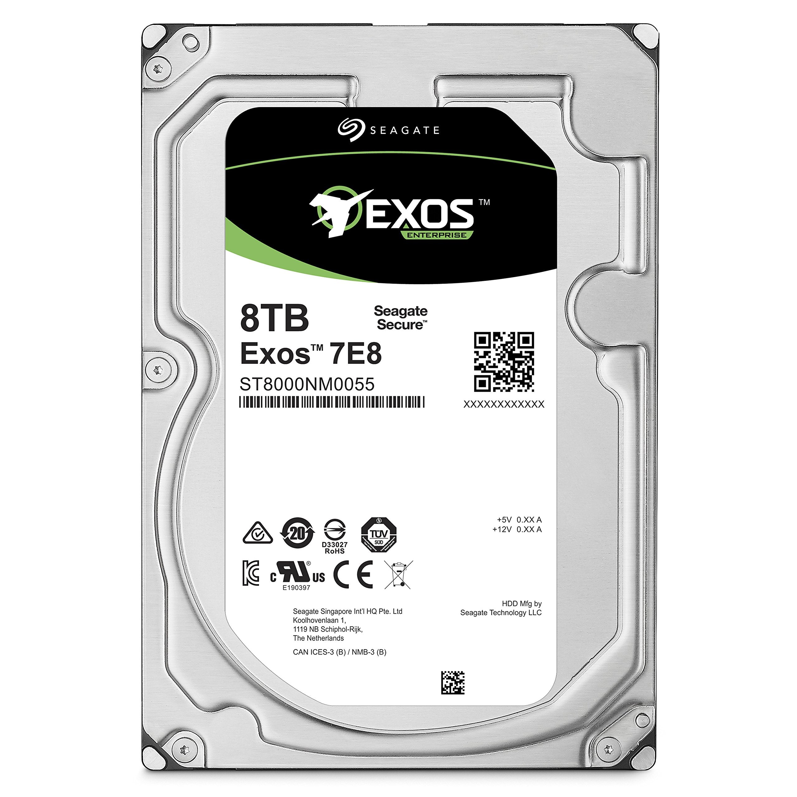 Seagate 8Tb Enterprise Capacity 3.5 Hdd 7200Rpm Sata 6Gbps 256 Mb Cache Internal Bare Drive (St8000Nm0055)