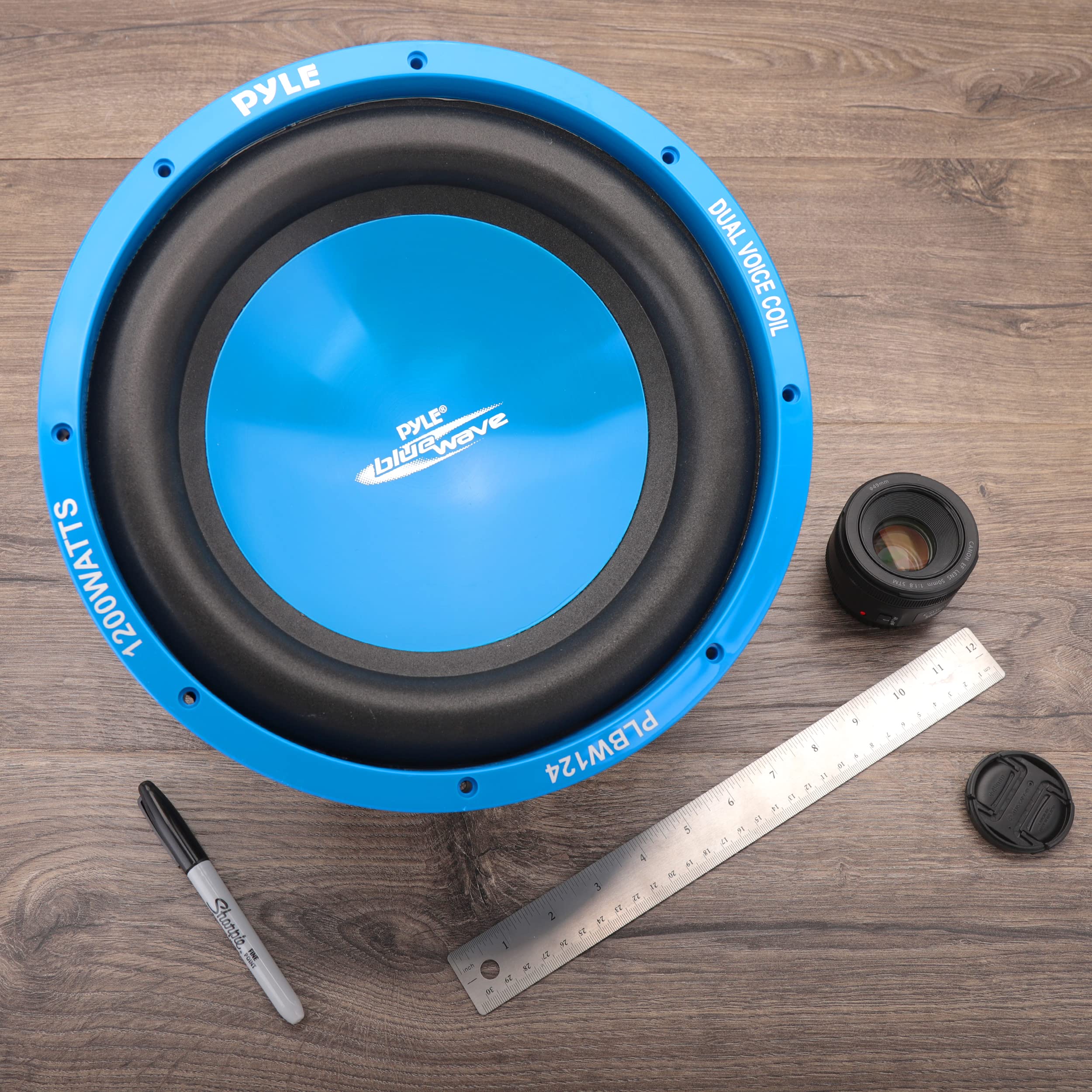 Subwoofer 12'' Pyle Blue Wave 1200 Watts; Dvc; 70Oz Magnet