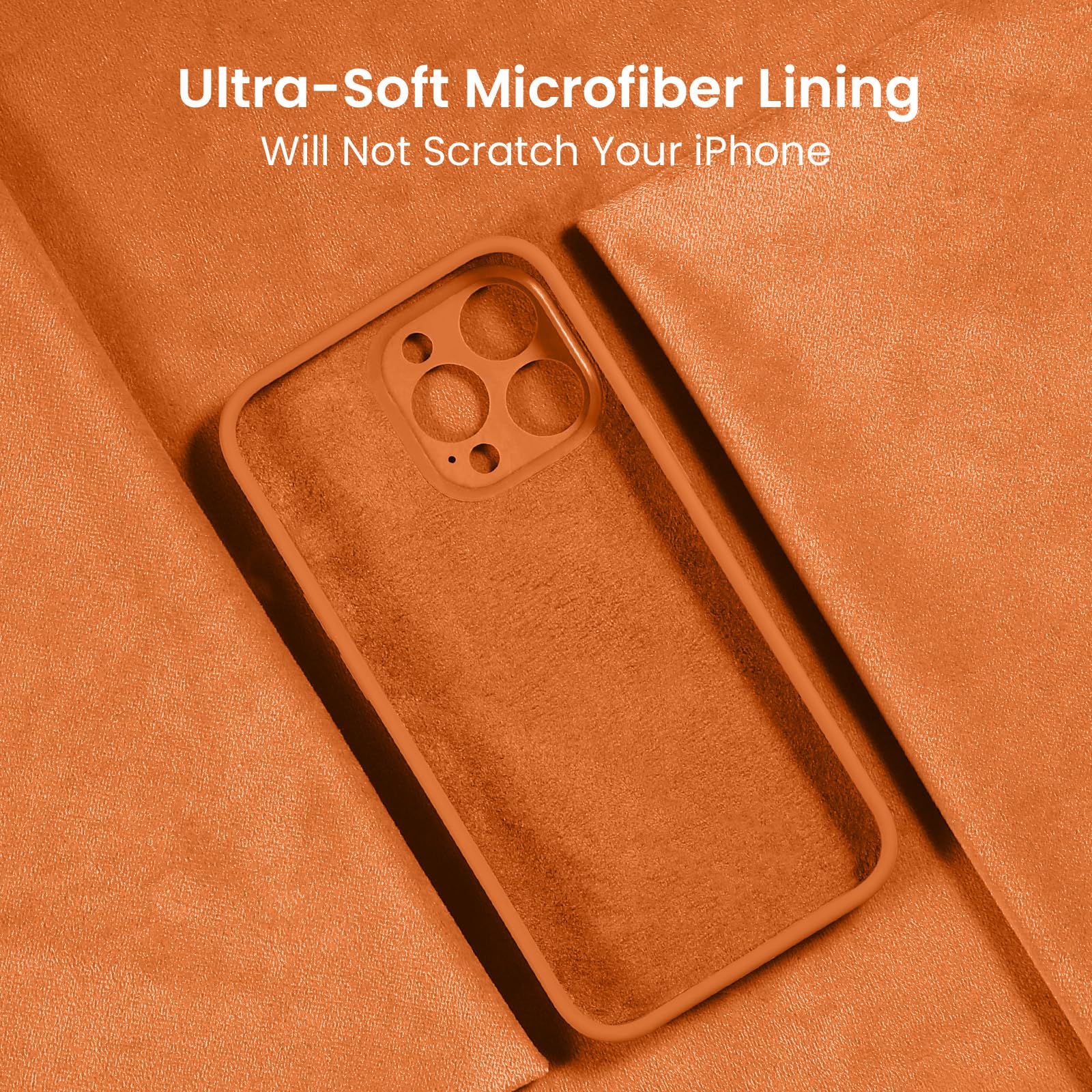 Firenova Designed For Iphone 16 Pro Max Case, Silicone Upgraded [Camera Protection] Phone Case With [2 Screen Protectors], Soft