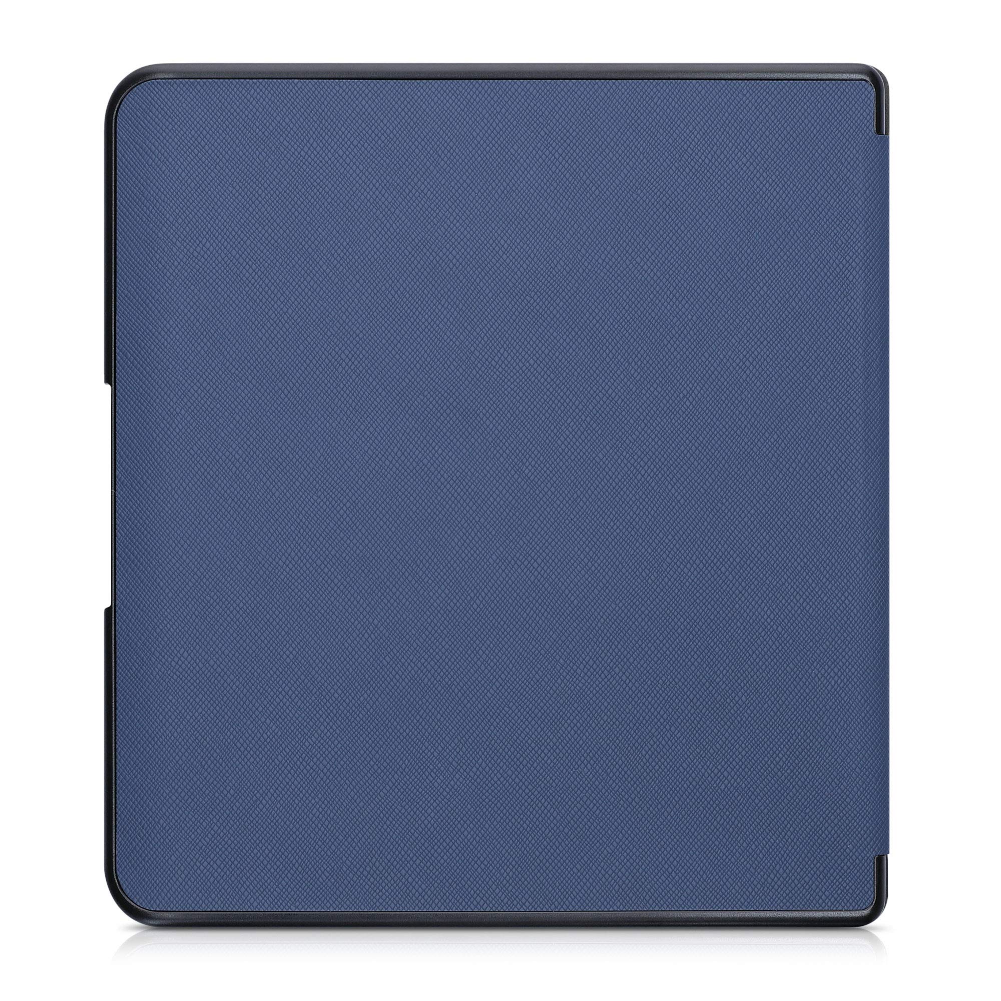 Kwmobile Origami Case Compatible With Kobo Forma Case   Slim Pu Leather Cover With Stand   Dark Blue