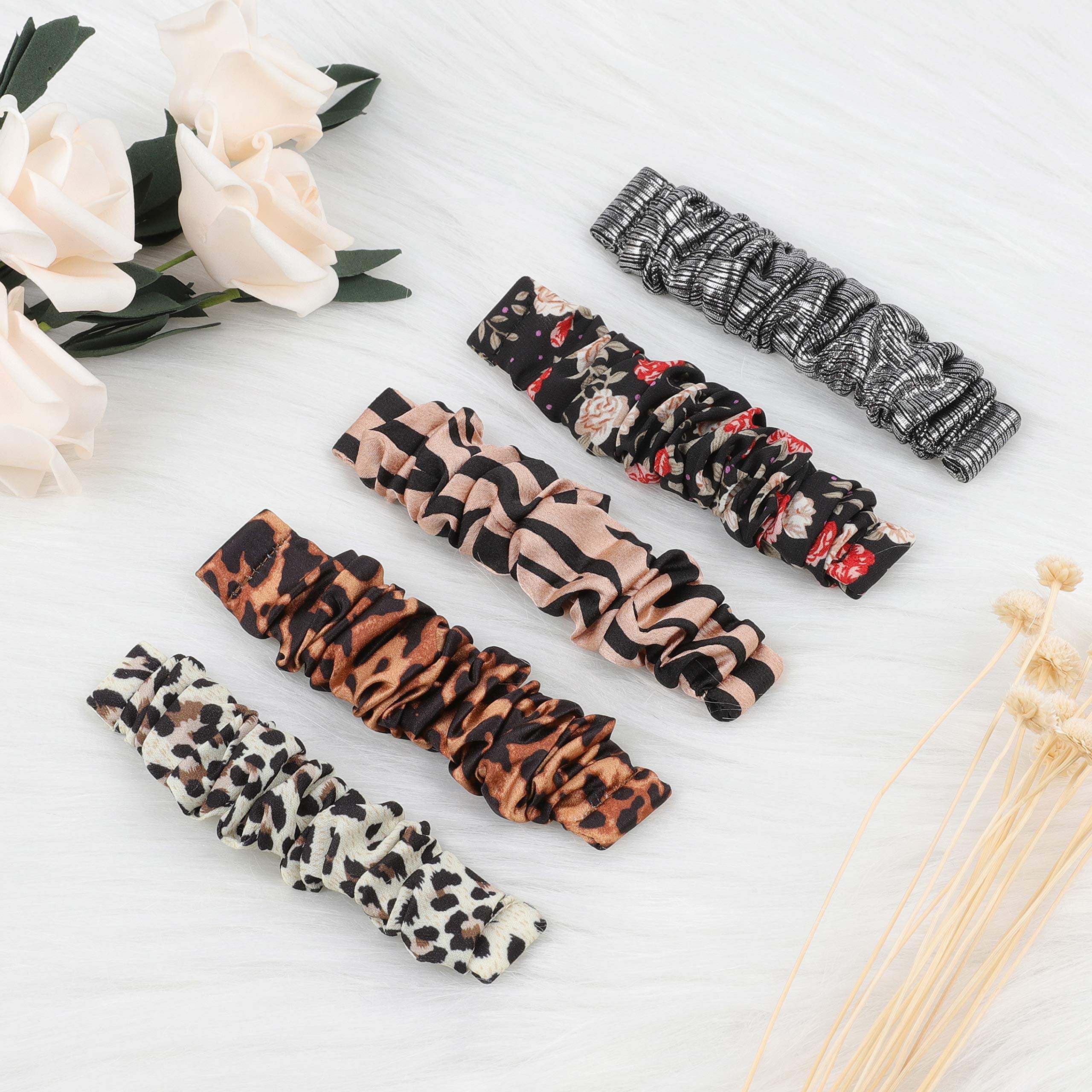 Toyouths 20Mm Scrunchie Band Compatible With Samsung Galaxy Watch 6/5/4 40&44Mm/Classic 6 43&47Mm/Watch 5 Pro 45Mm/Active 2 40&4