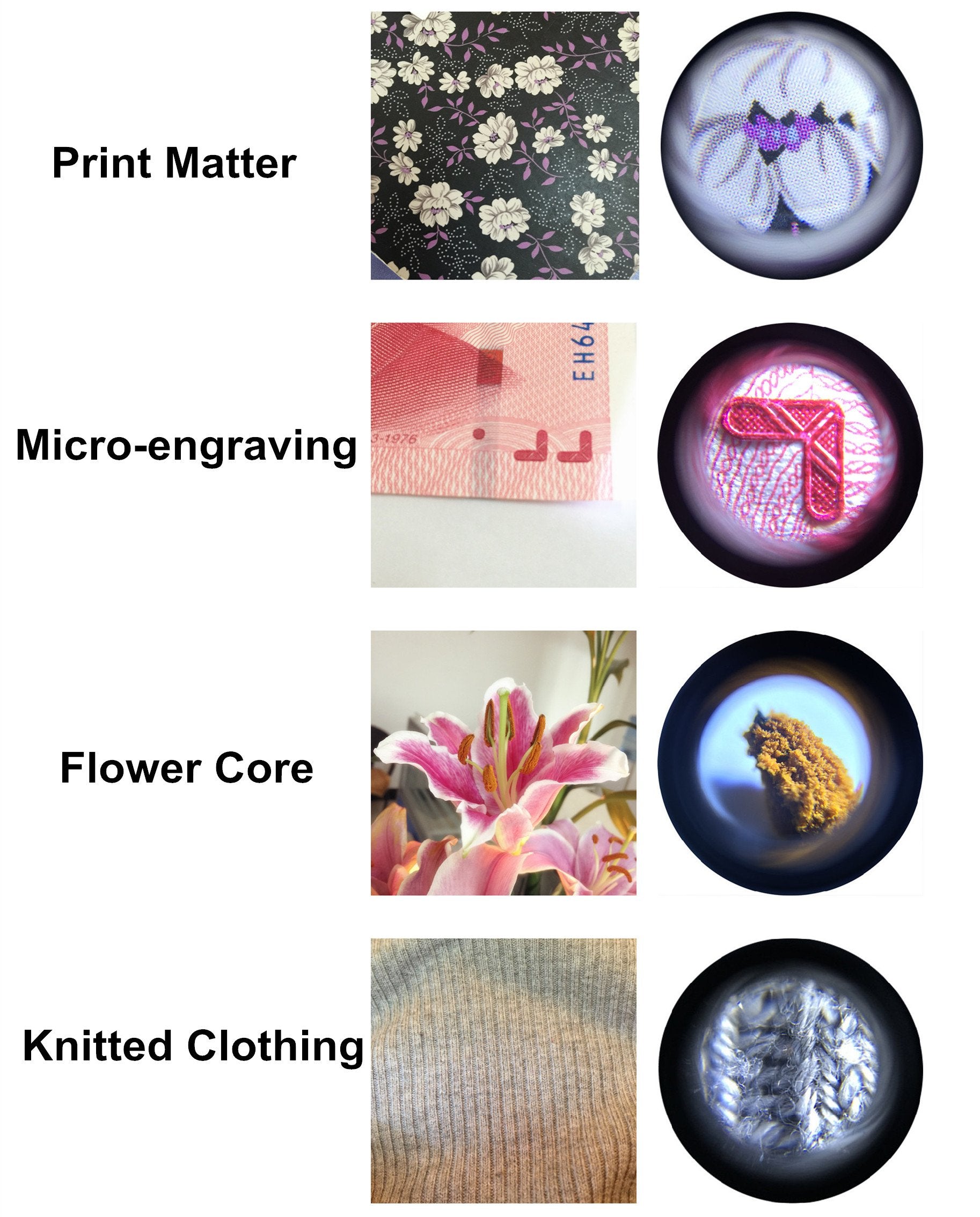 Beileshi 60X Zoom Microscope Magnifier Led Clip On Micro Lens For Universal Mobile Phones Universal Clamp