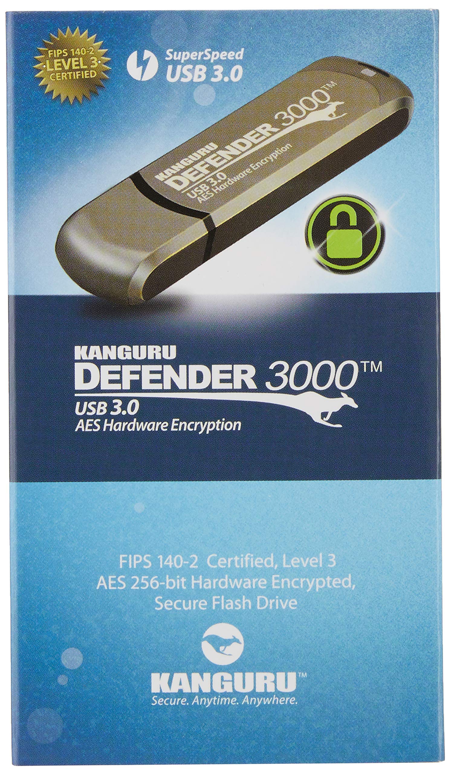 Kanguru Solutions Kdf3000 16G 16Gb Defender 3000 Secure