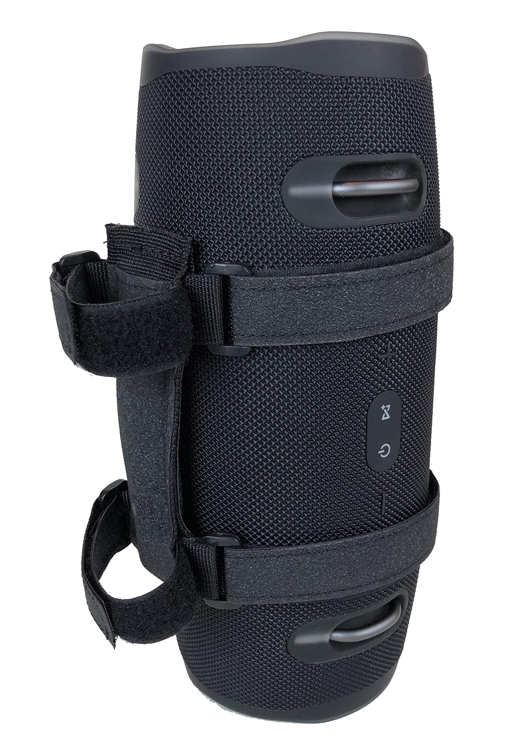 Bushwhacker Jumbo Speaker Mount For Large Bluetooth Speakers 12' 24' Circumference Great For Utv Golf Cart Boat Wakeboard Tower Holder Strap Wireless Attachment Roll Bar Rail Accessory Side By Side