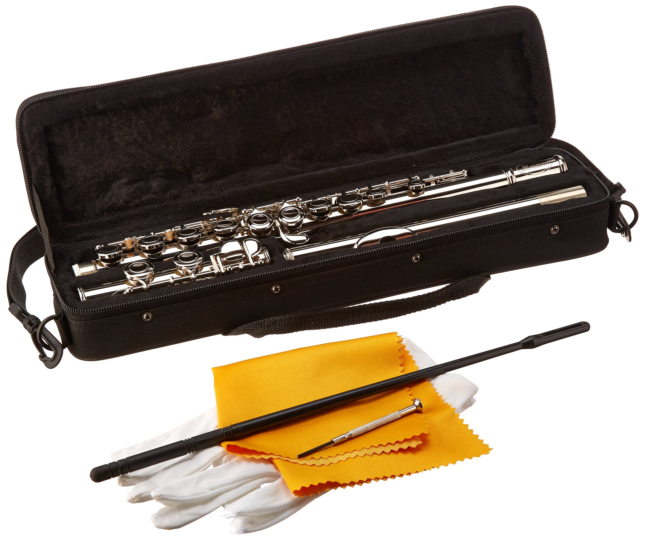 Merano Nickel Silver Color Flute For Student Band Beginners