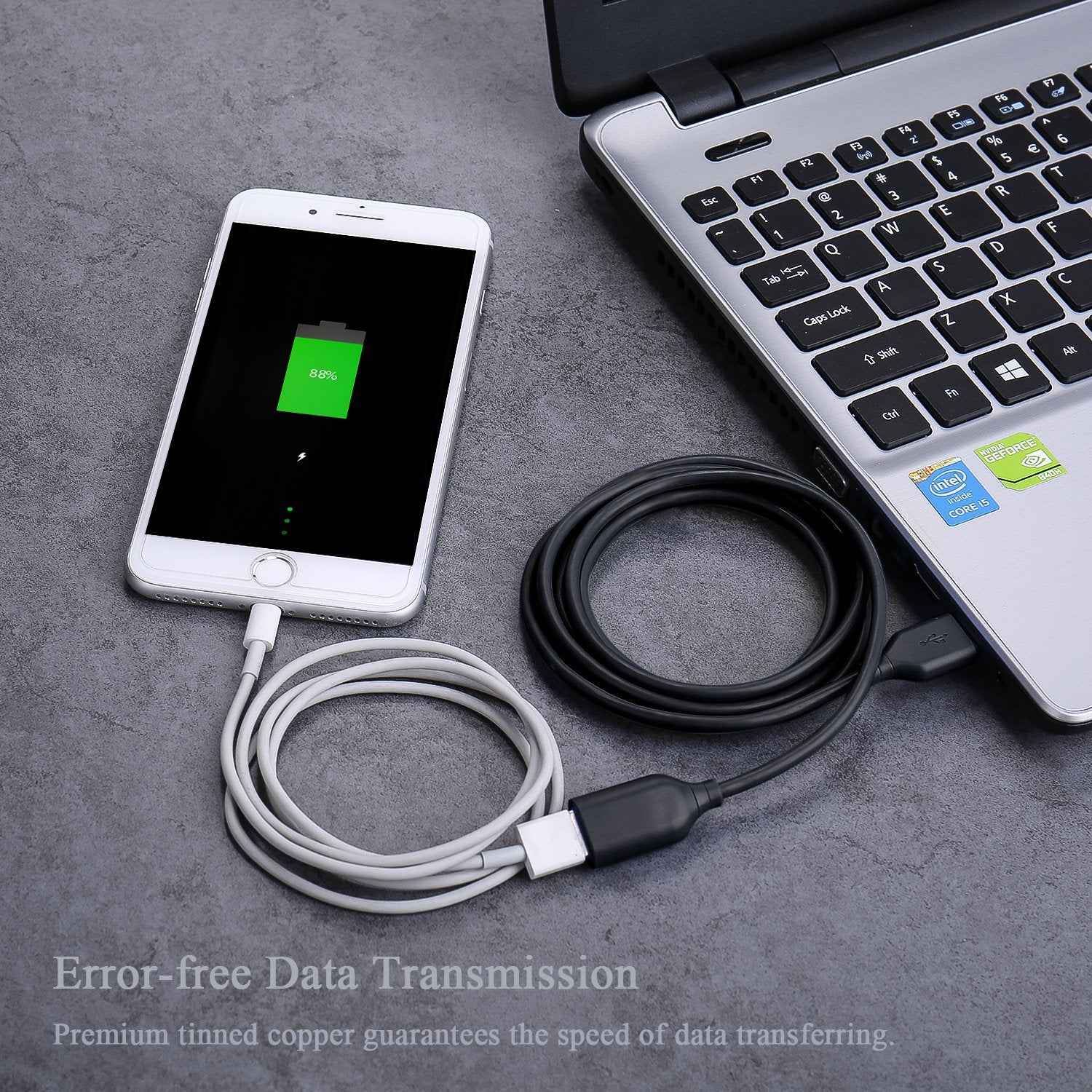 Besgoods Usb Extension Cable, 4 Pack 6Ft/2M Usb 2.0 Extension Cable A Male To A Female Cable Extender Cord For Keyboard, Mouse,