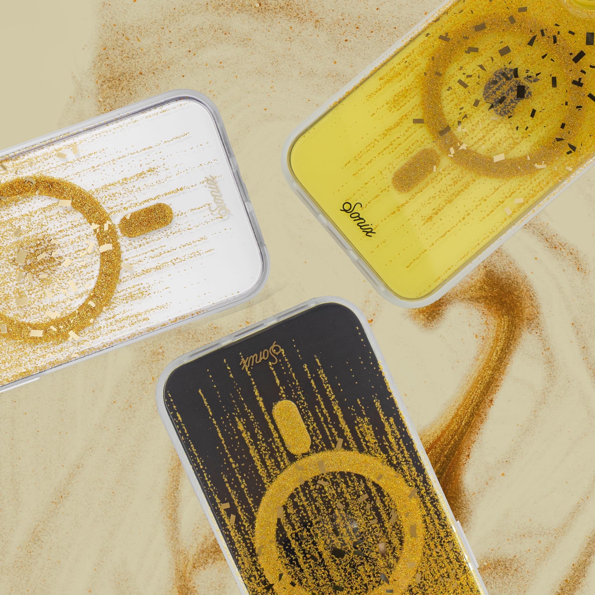 Sonix Case For Iphone 15 Pro Max | Compatible With Magsafe | 10Ft Drop Tested | Drippin' Gold