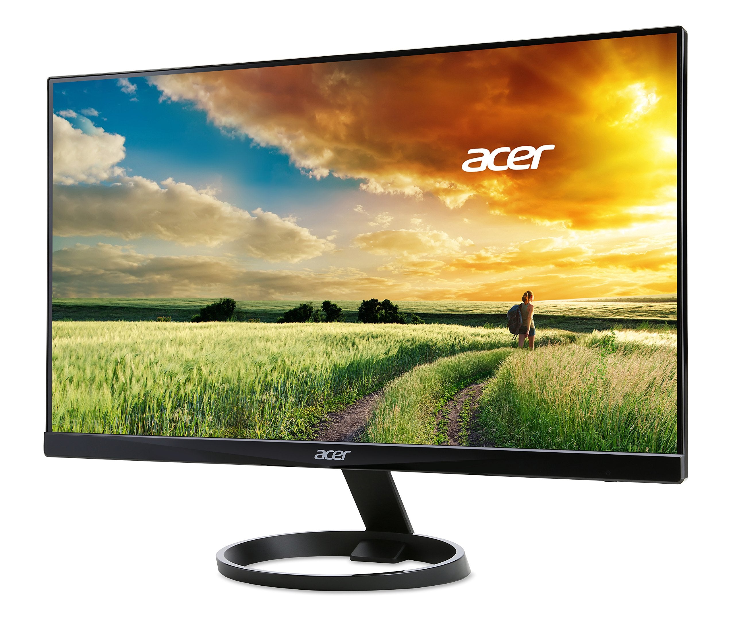 Acer 23.8    Full Hd 1920 X 1080 Ips Zero Frame Home Office Computer Monitor - 178 Wide View Angle - 16.7M - Ntsc 72% Color Gamu