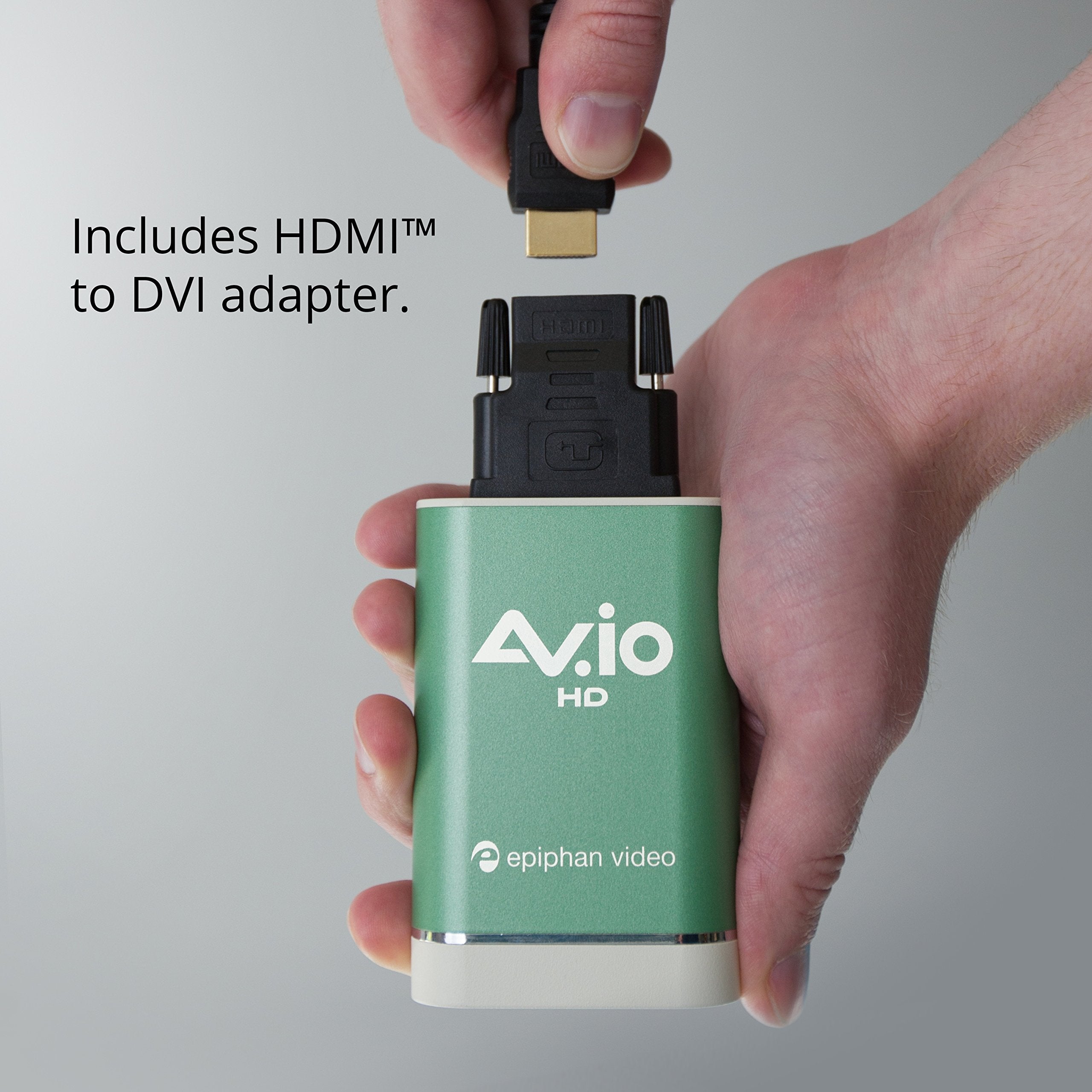 Av.Io Hd   Grab And Go Usb Video Capture For Vga, Dvi, And Hdmi Up To 1080P At 60 Fps