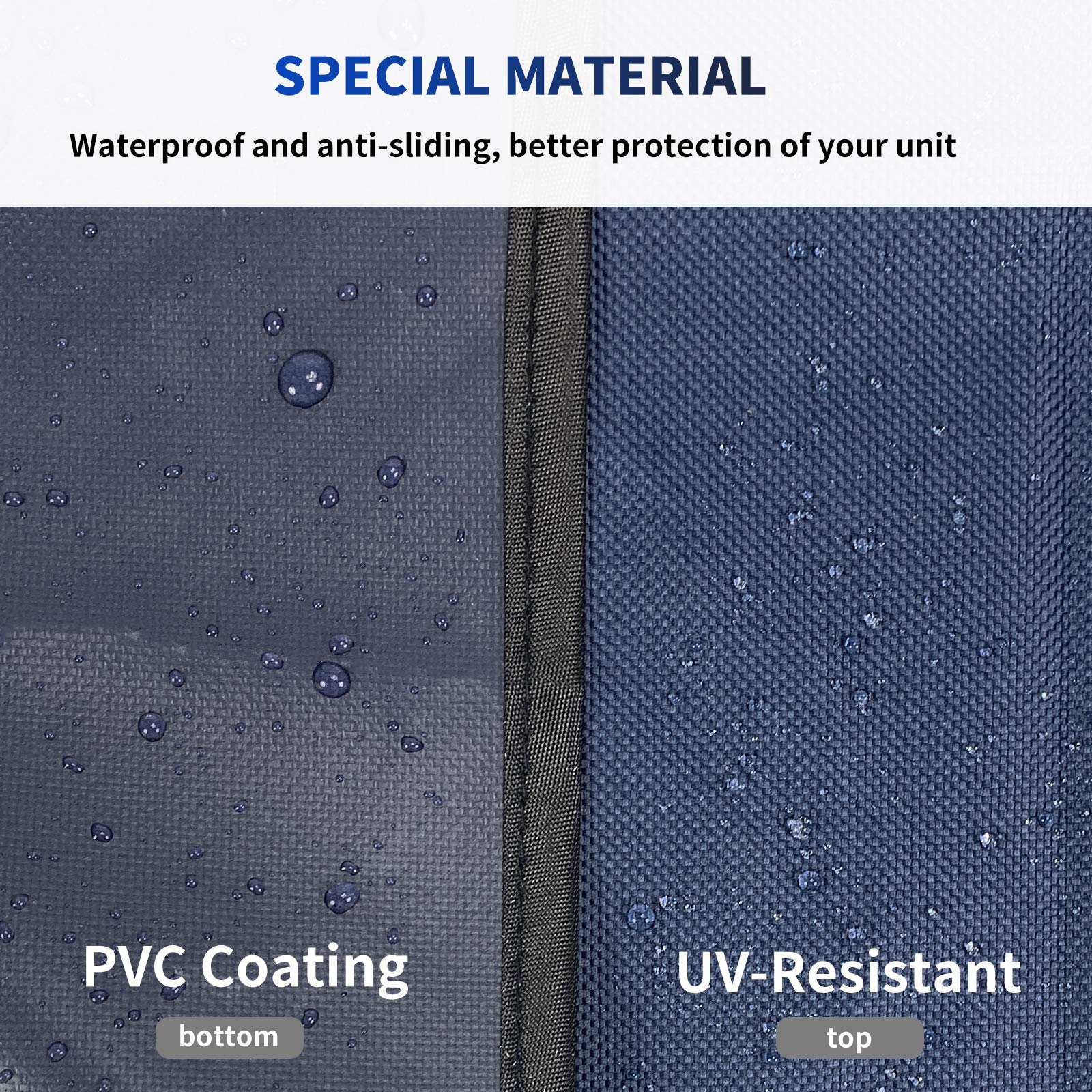 Homydom Air Conditioner Cover For Outside Units,Ac Cover For Outdoor Central Unit Top,Air Conditioner Cover Waterproof Material,