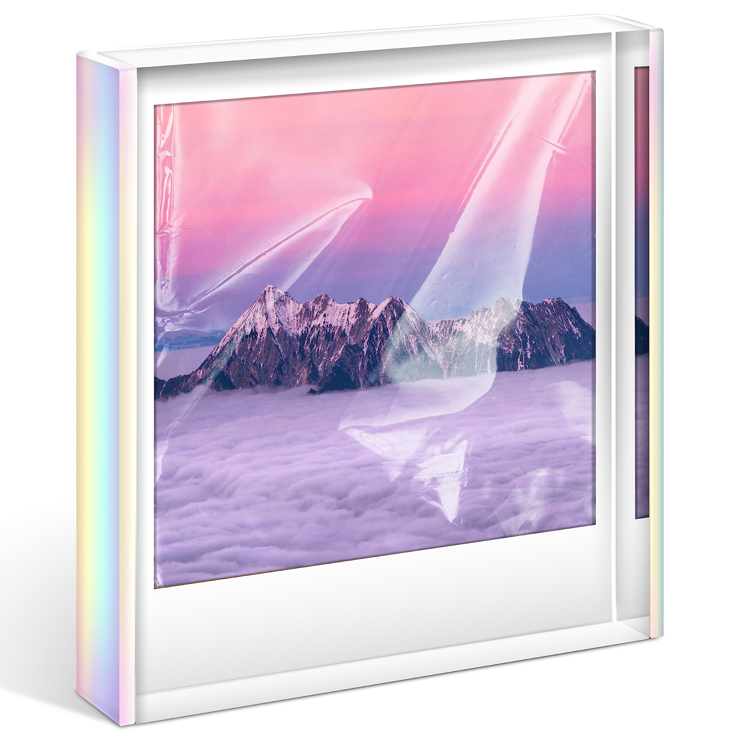 Winkine Polaroid Frame For Polaroid I Type/600/Sx 70 Film, 4.2    X 3.5    Acrylic Picture Frame For Polaroid Film, Polaroid Pho