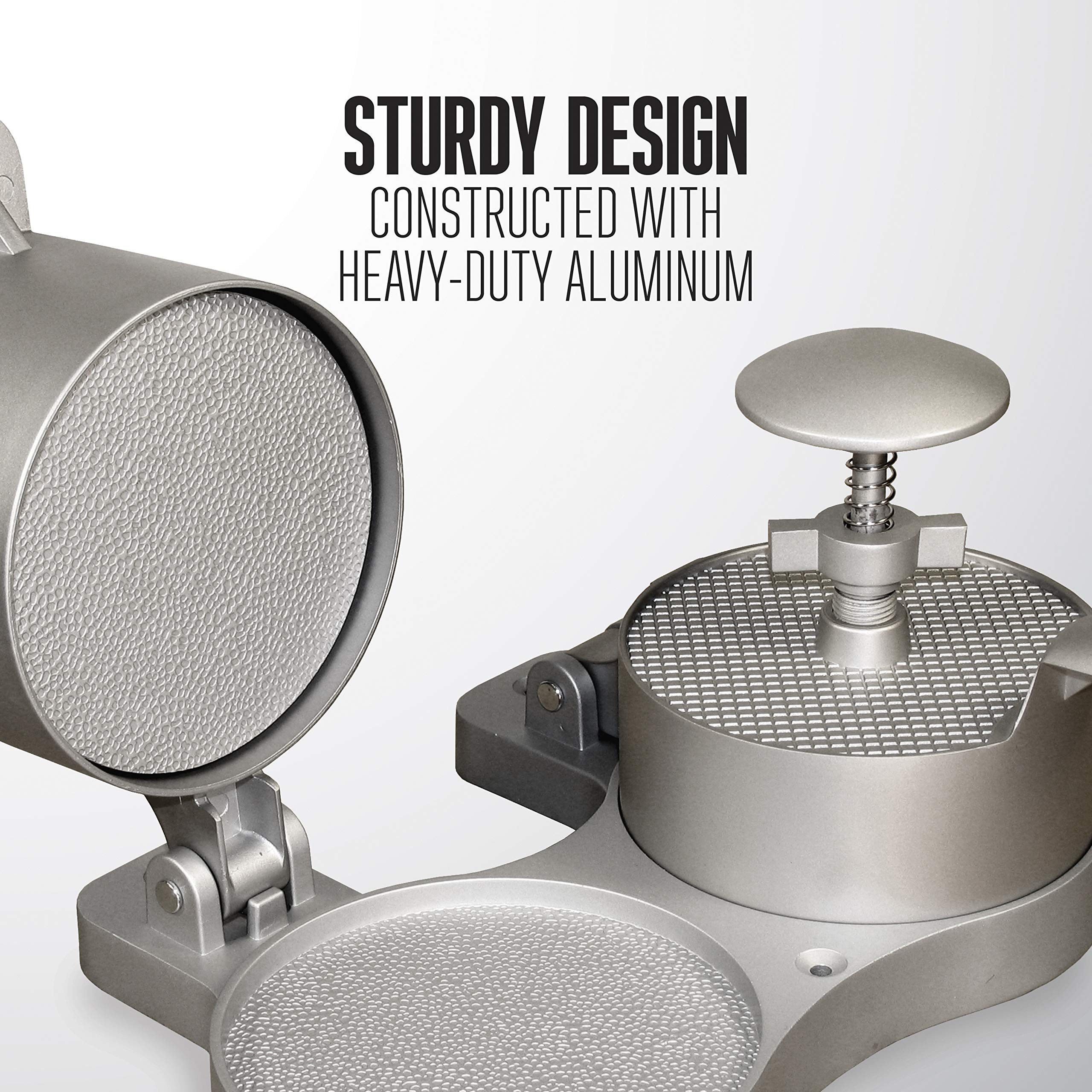 Weston Burger Press, Makes 4 1/2'' Diameter Patties For Hamburger, Crab Cakes, Sausage, 1/4Lb To 3/4Lb, Spring Ejector For Easy