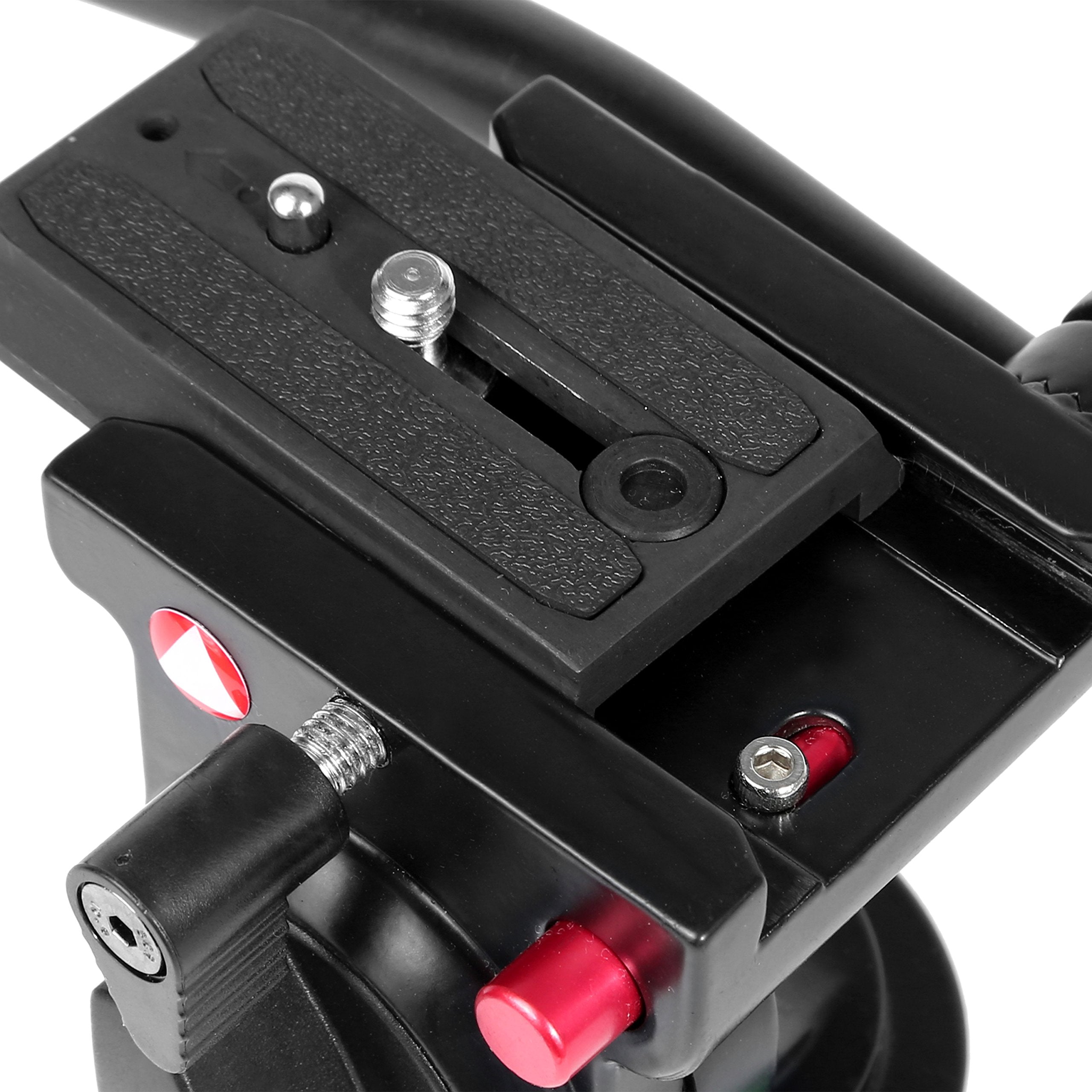 Kingjoy Mp Series Monopod Tripod 4 Section Twist Lock Telescoping Legs With Fluid Drag Head And Folding Three Support Stand Base