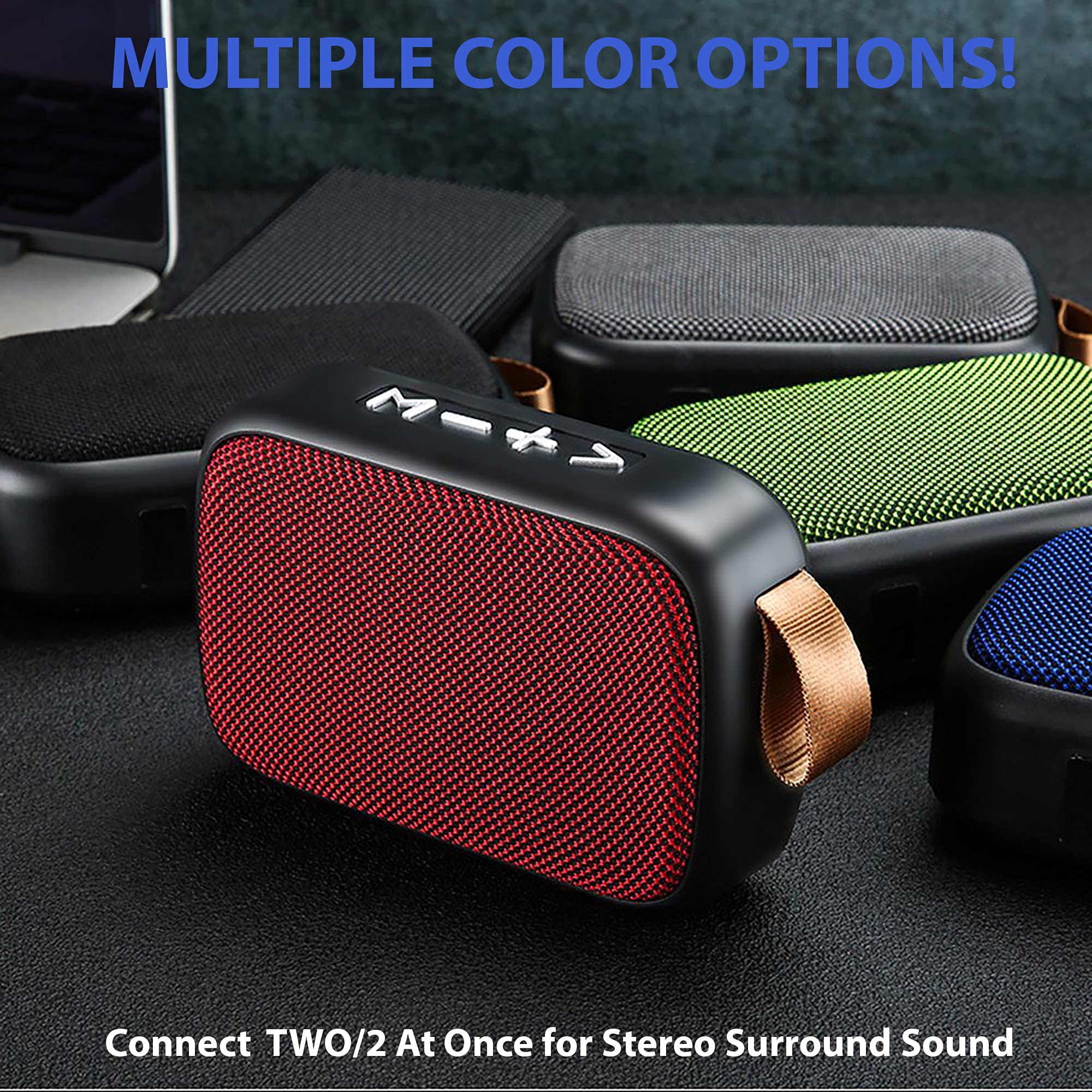 Tek Styz Speaker Compatible With Your Xiaomi Mi 11X Fabric Design 3W Playtime 6H Indoor, Outdoor Travel (Blue)