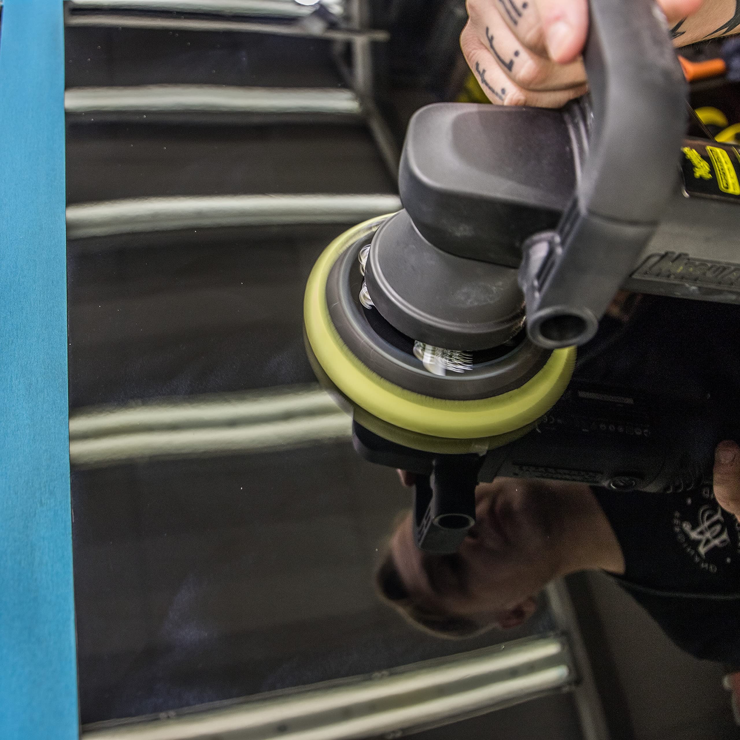 Meguiars 5    Soft Buff Da Foam Polishing Disc Dfp5 - Hook And Loop Pad For Use With A 5    Da Backing Plate, Dual Action Polish,WBHDWB00PYCXMYK