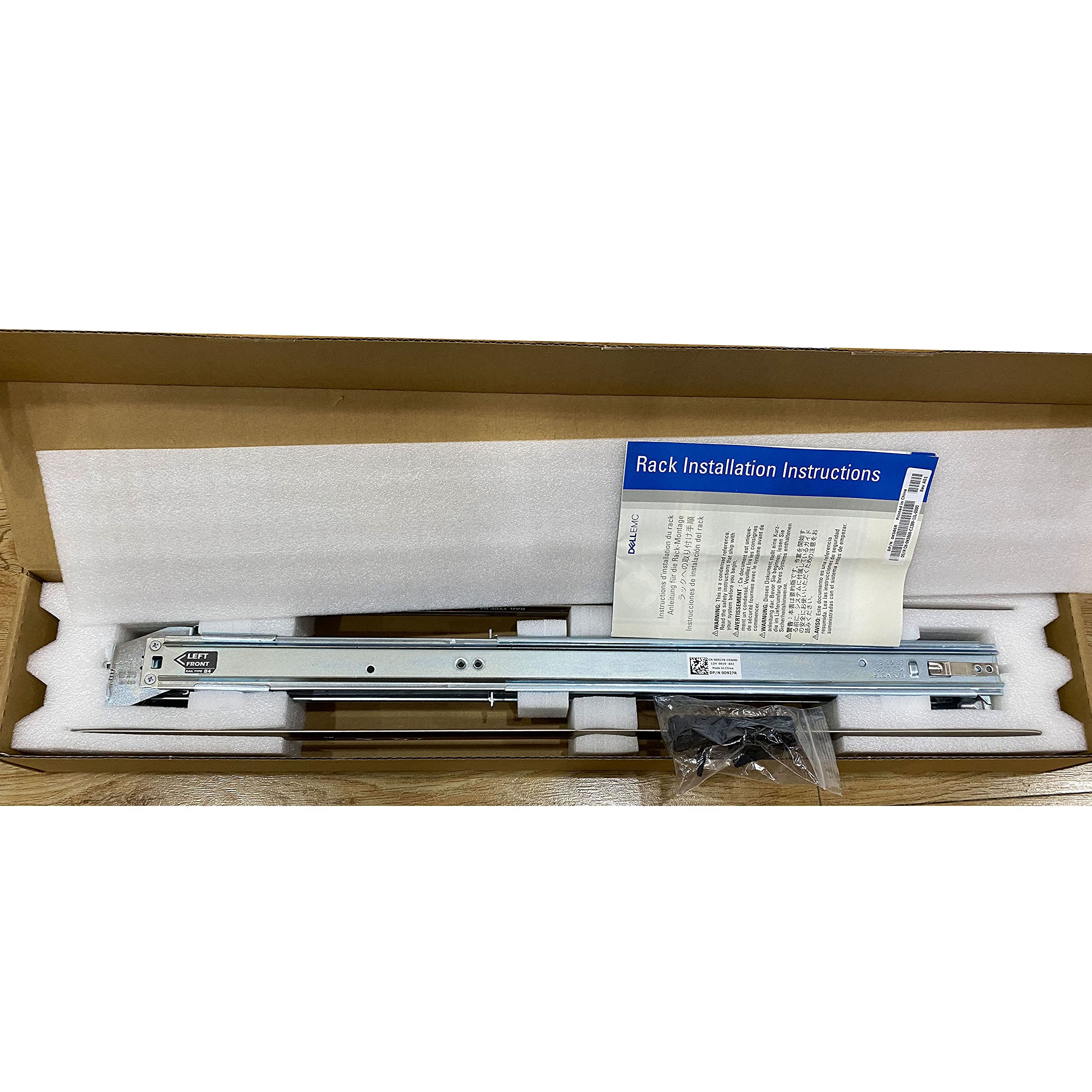 BestPartsCom New 2U Static Rails Kit Compatible with Dell Poweredge R510 R520 R720 R720XD R730 R730XD R820 R530 R830 R540 R540XD