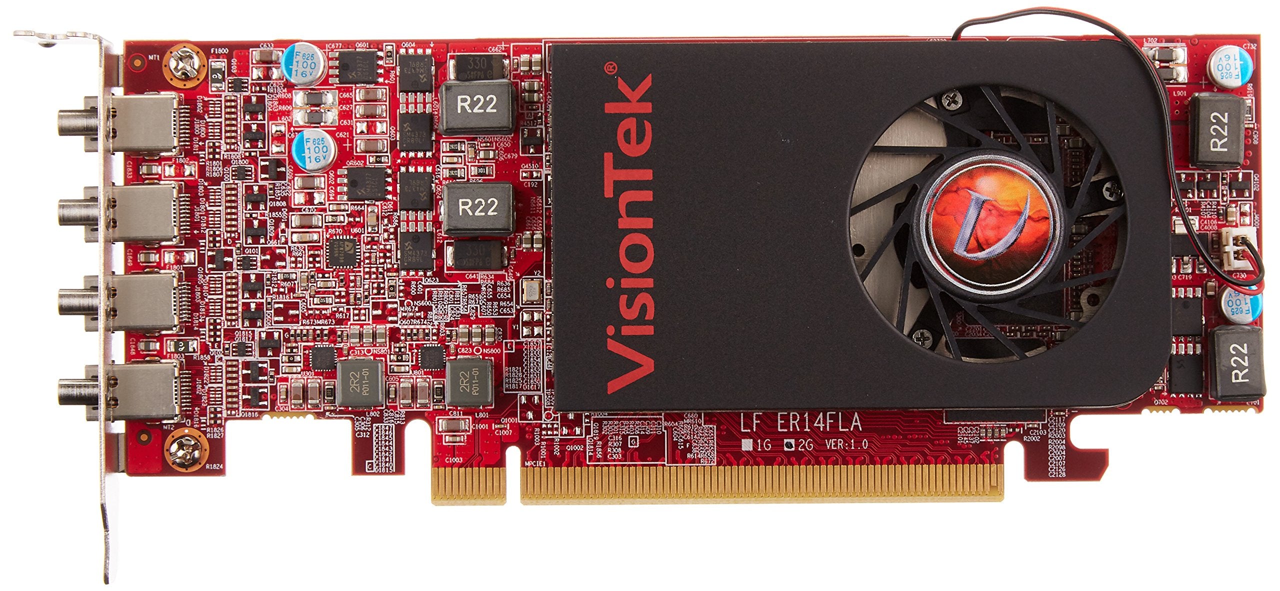 Visiontek Products Radeon 7750 Sff 2Gb Gddr5 4M Directx 11 Opengl Single Fan Low Profile 4X Minidp Graphics Card 900798