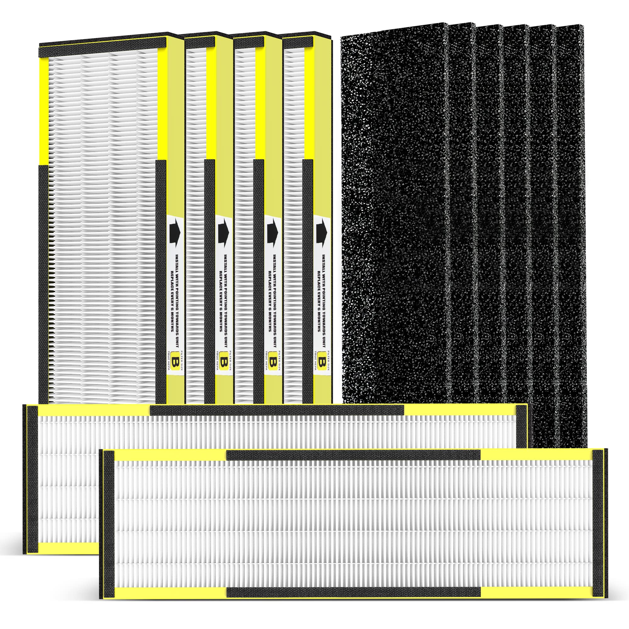 Nisreen Ac4825 Hepa Filter B Replacement Compatible With Germ Guardian Air Purifier Filter B, For 22'' Air Pu Rifier Models Ac48