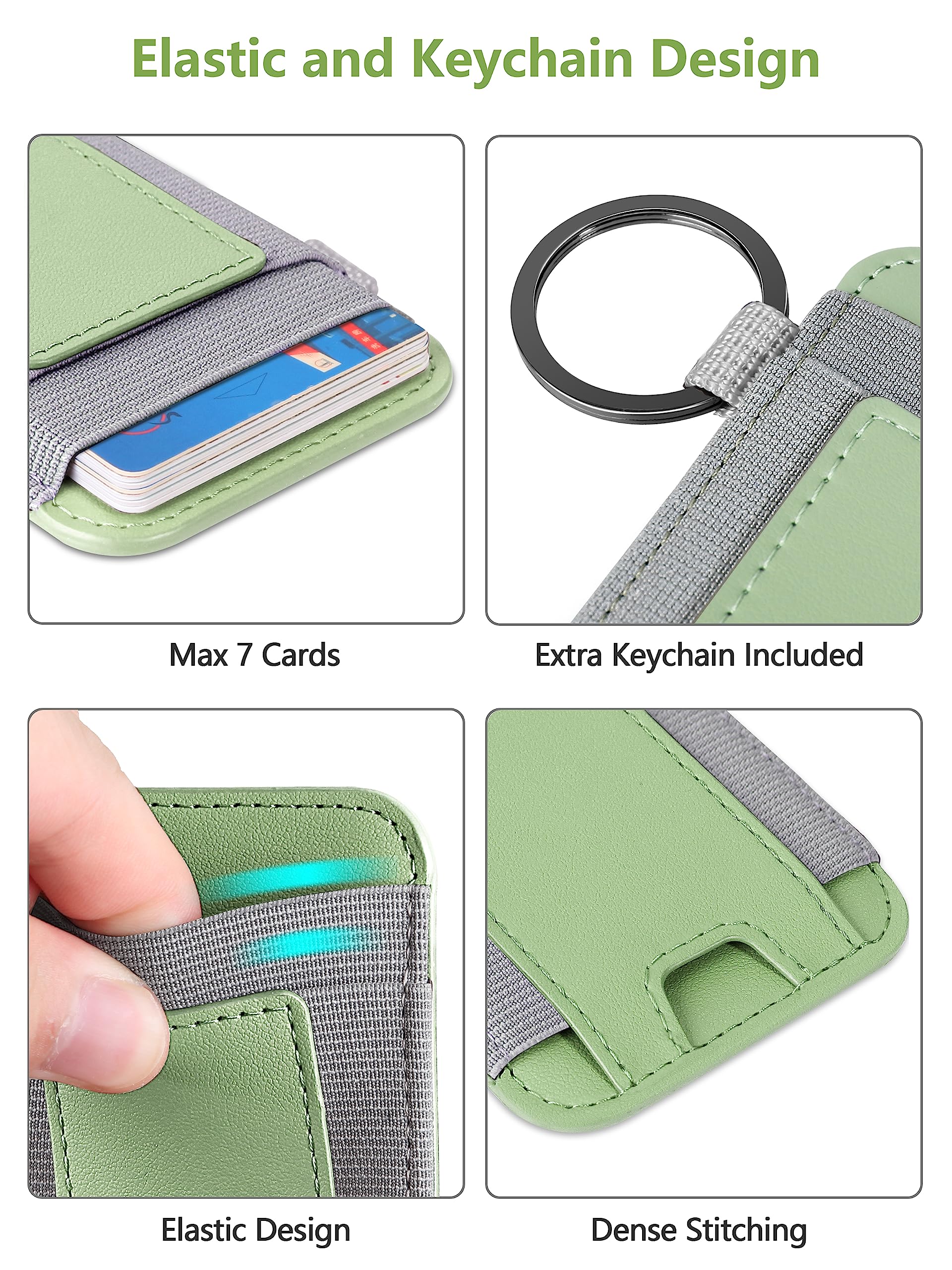 Magnetic Card Wallet Holder For Apple Magsafe, Magsafe Wallet For Iphone 16/15/14/13/12, Magsafe Leather Wallet, Magnetic Wallet