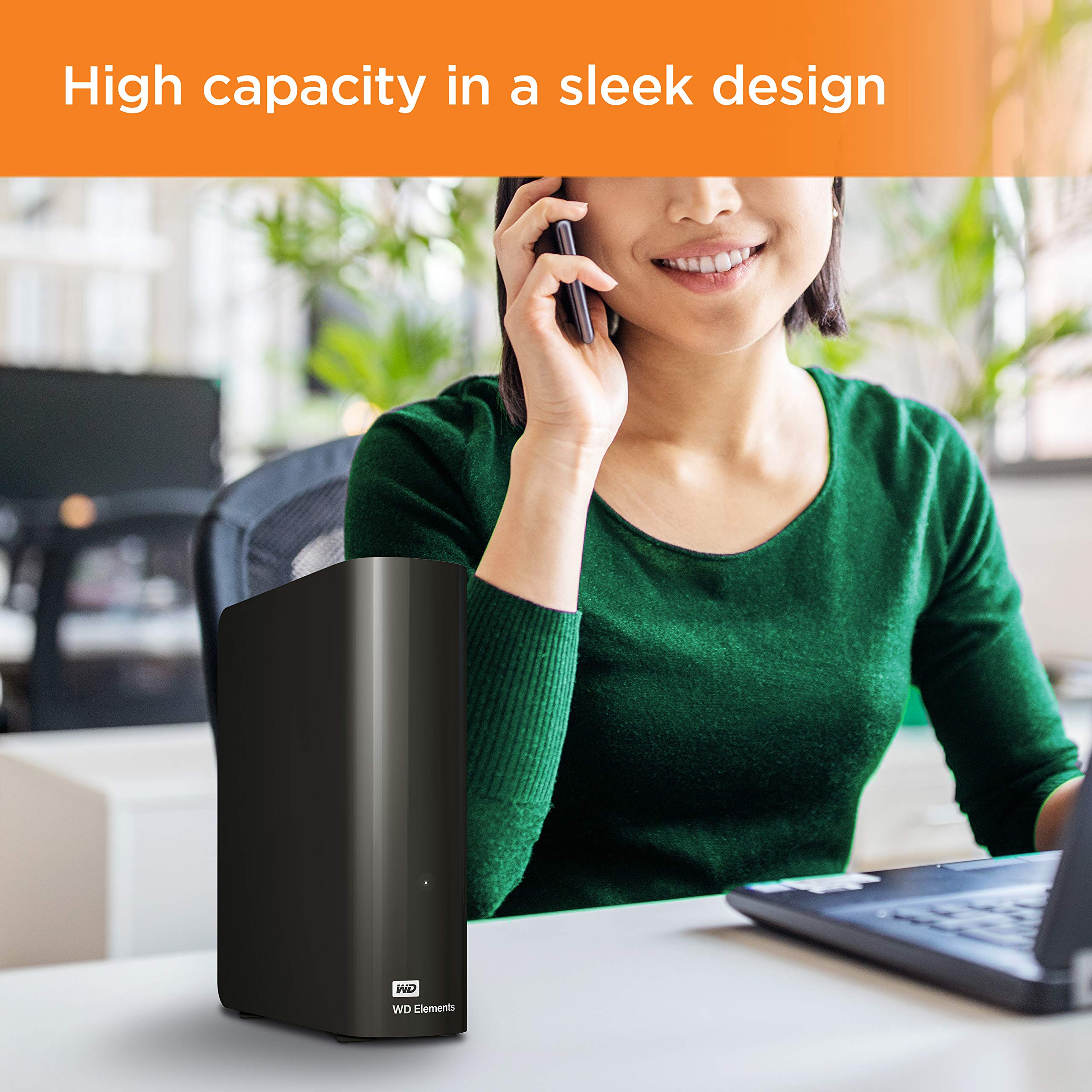 Wd 10Tb Elements Desktop Hard Drive Hdd, Usb 3.0, Compatible With Pc, Mac, Ps4 & Xbox   Wdbwlg0100Hbk Nesn