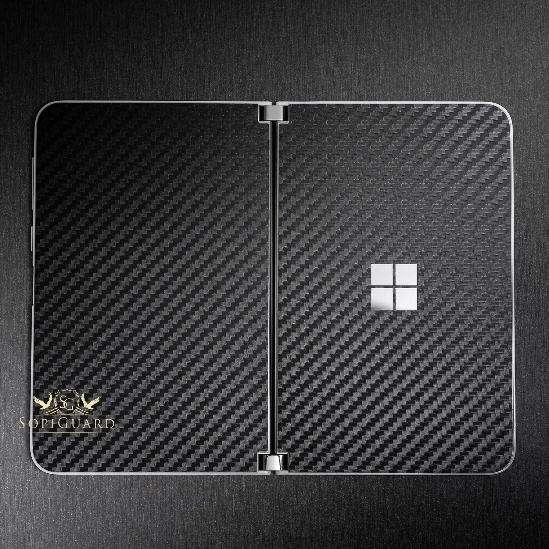 Sopiguard Sticker For Surface Duo Phone Edge To Edge Precision Vinyl Skin Wrap (Matte Blue)