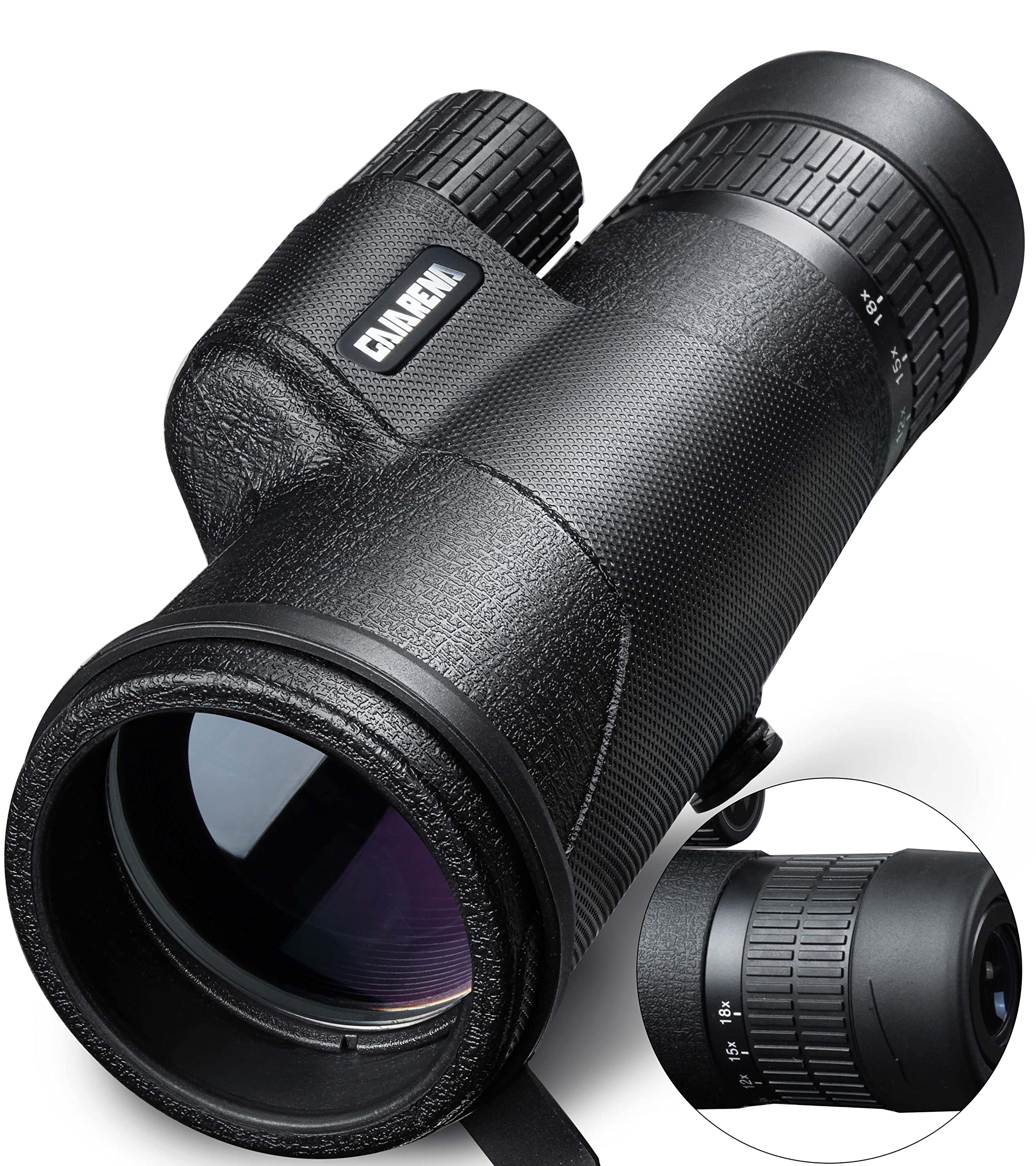 Gaiarena Zoom Monocular Telescope 6 18X42 With Real Magnification, Bak 4 Prism, & Fmc Lens, Innovated Unique Optics System Mono