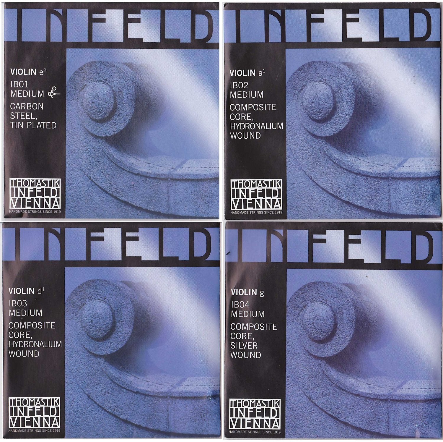 Thomastik-Infeld Ib100 Infeld Blue Violin Strings Set 4/4 Size