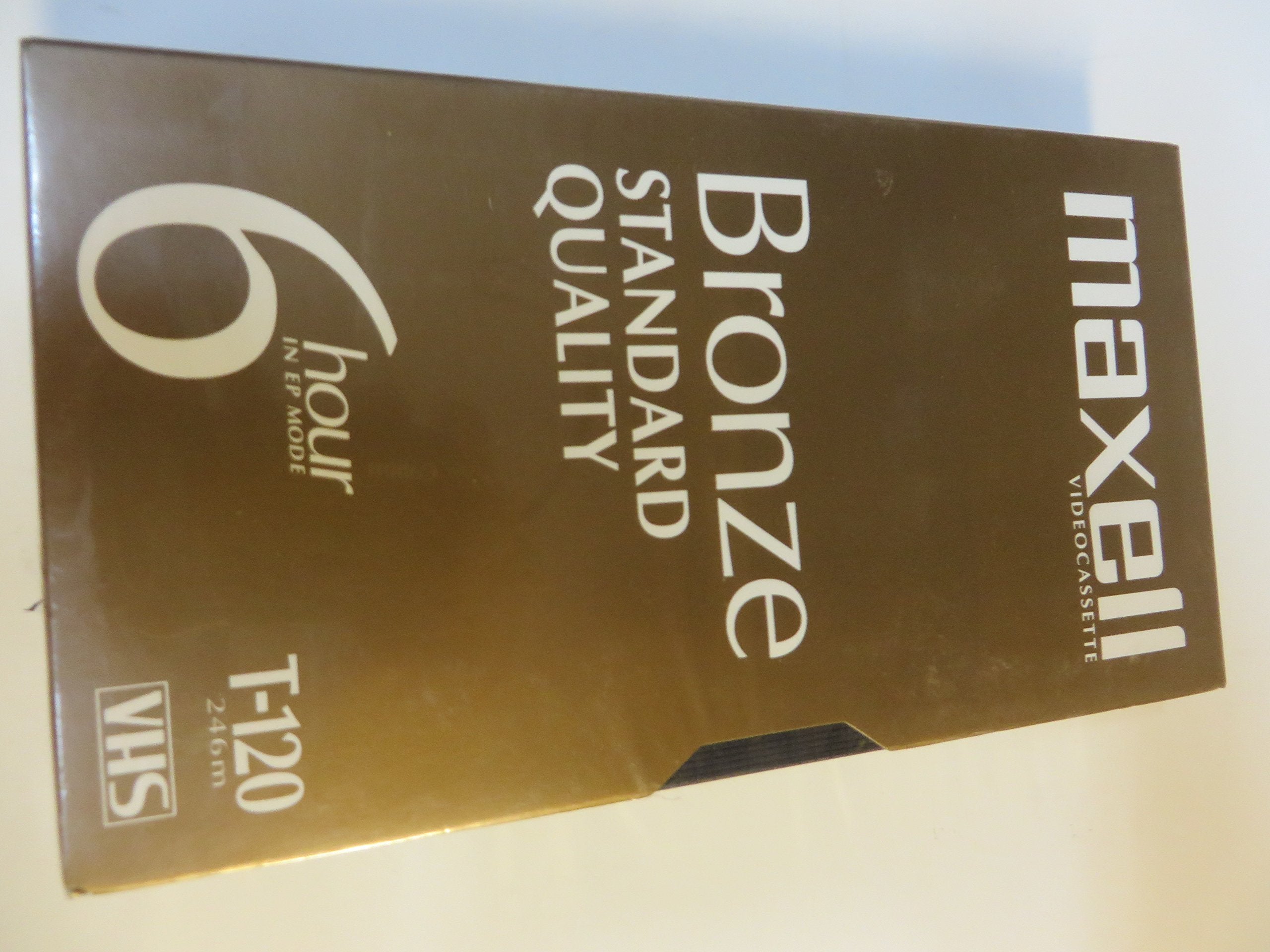 Maxell Bronze Standard Quality 6 Hour In Ep Mode T-120