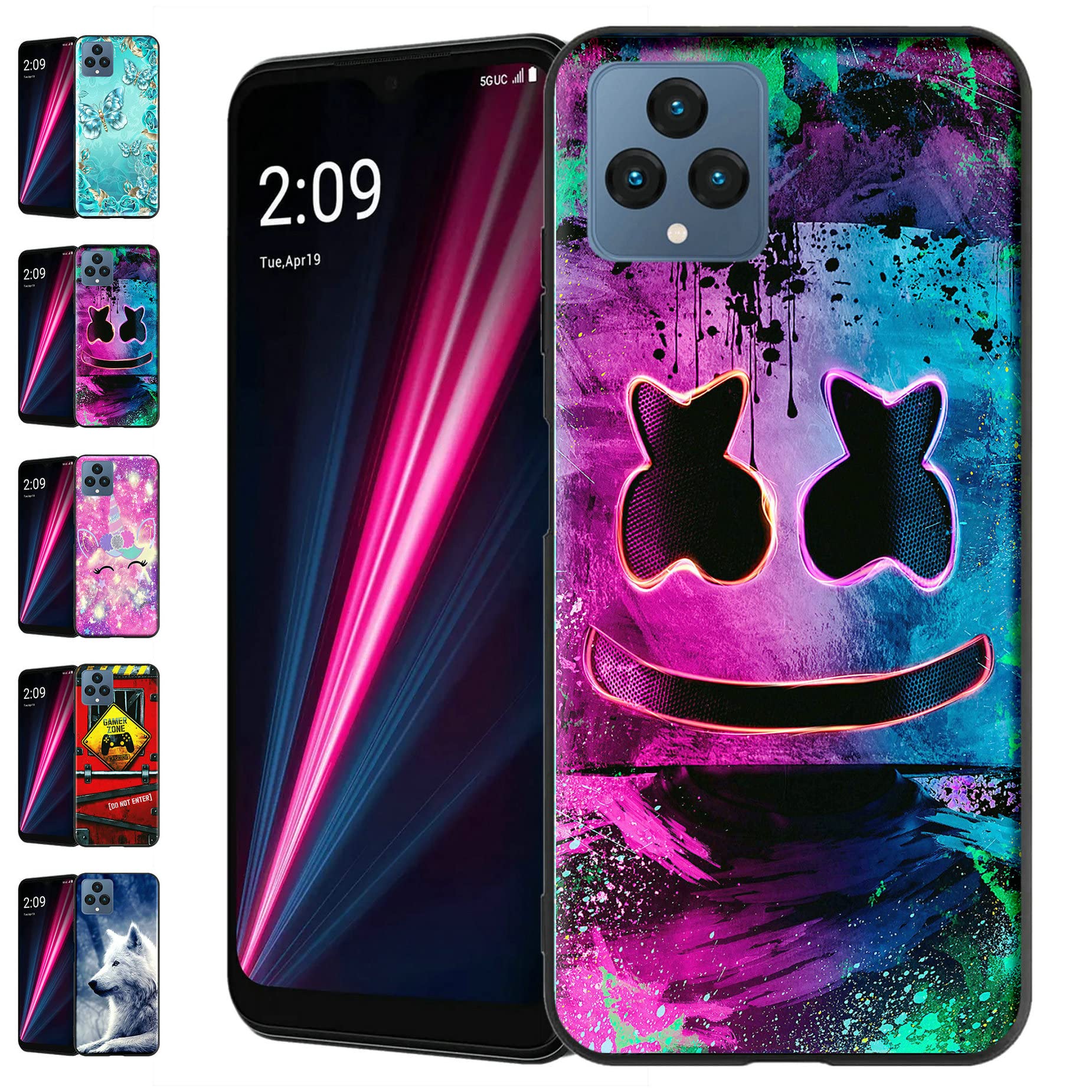 Jioeuinly Boost Mobile Celero 5G 2023 6.5inch Phone Case Compatible With Boost Celero5G 2023 Phone Case Tpu Soft Cover Bq