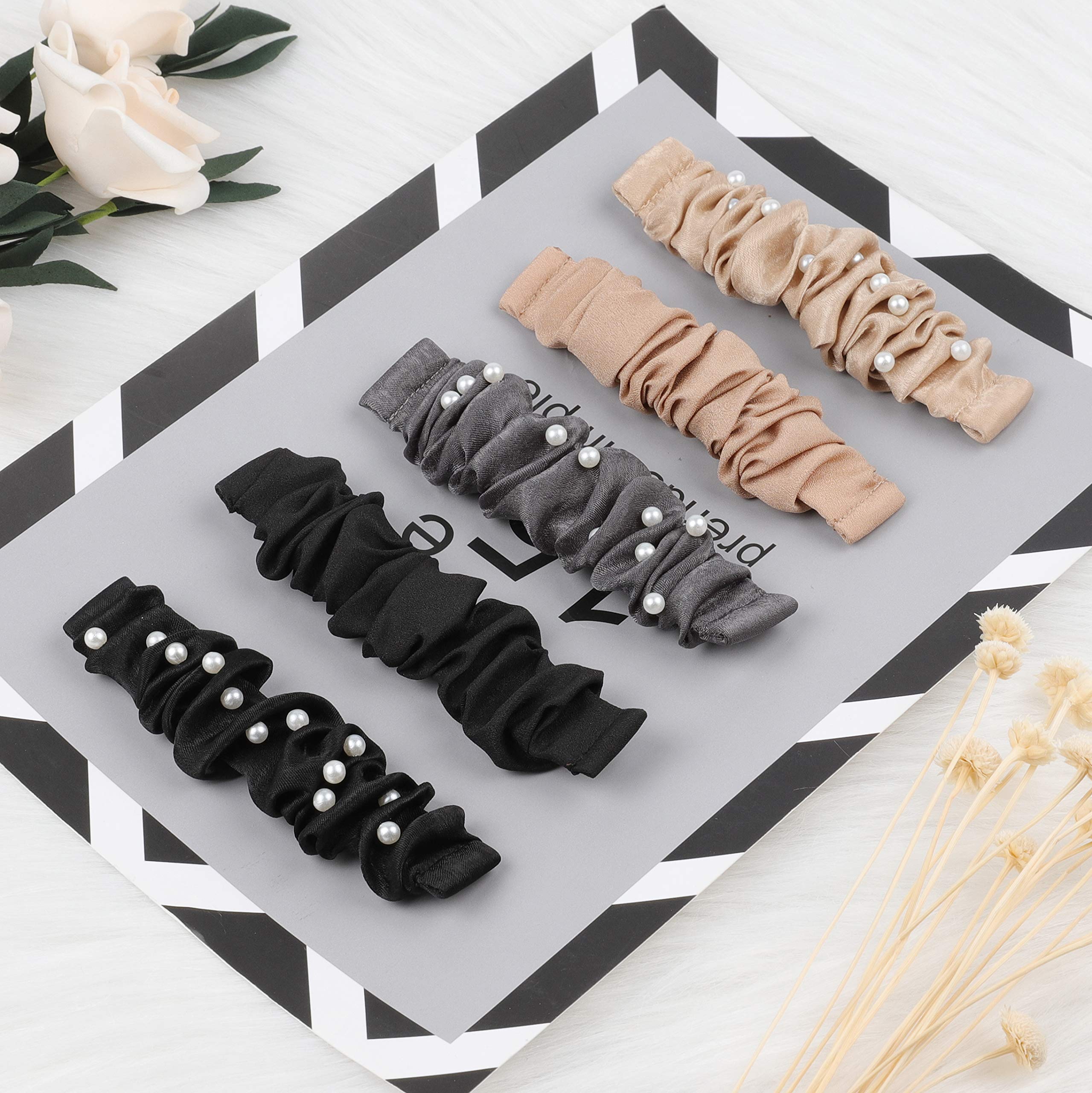 Toyouths 20Mm Scrunchie Stretchy Elastic Band Compatible With Samsung Galaxy Watch 6/5/4 40&44Mm/Classic 6 43&47Mm/Watch 5 Pro 4