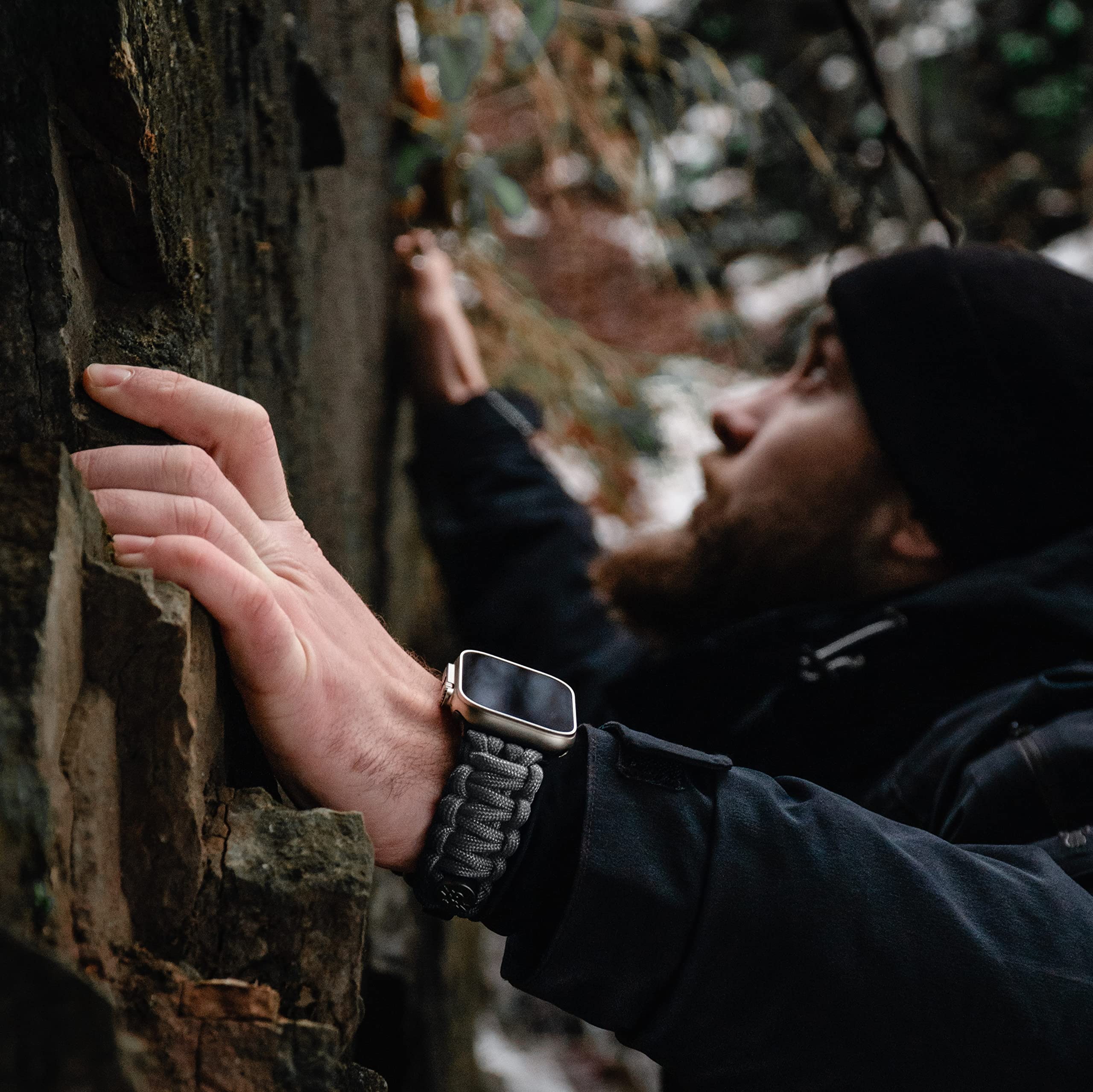 Kordiz Survivor - Paracord Apple Watch Band Compatible With Apple Watch Series 8/7/6/5/4/3/2/1/Se & Ultra - 42Mm 44Mm 45Mm 49Mm