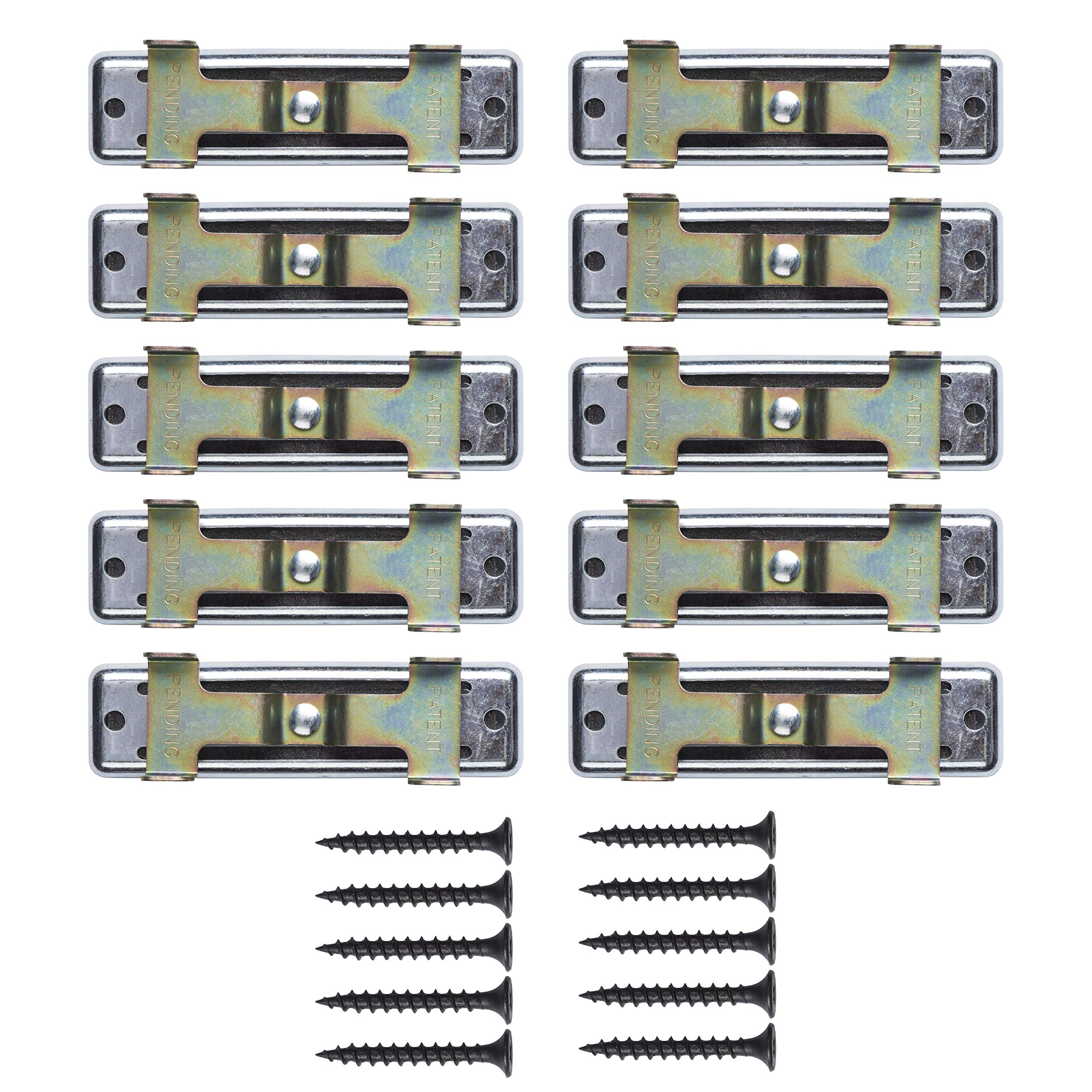 Green Glue Noiseproofing Whisper Clips - 10 Pack - Screws Included