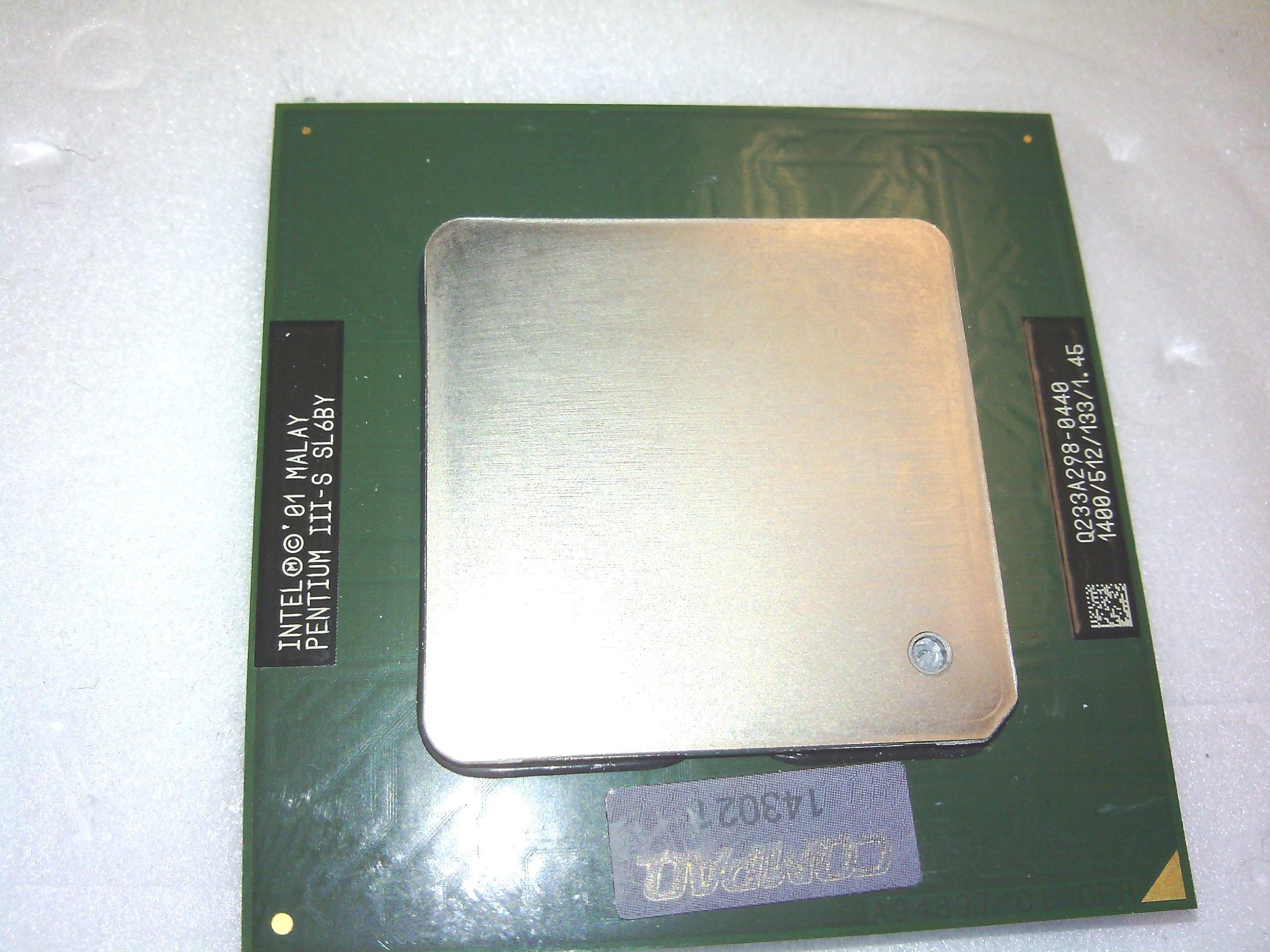 Intel Cpu Reader Intel Intel Piii 1.4Ghz/512/133 Cpu Sl6By – Electroeshop