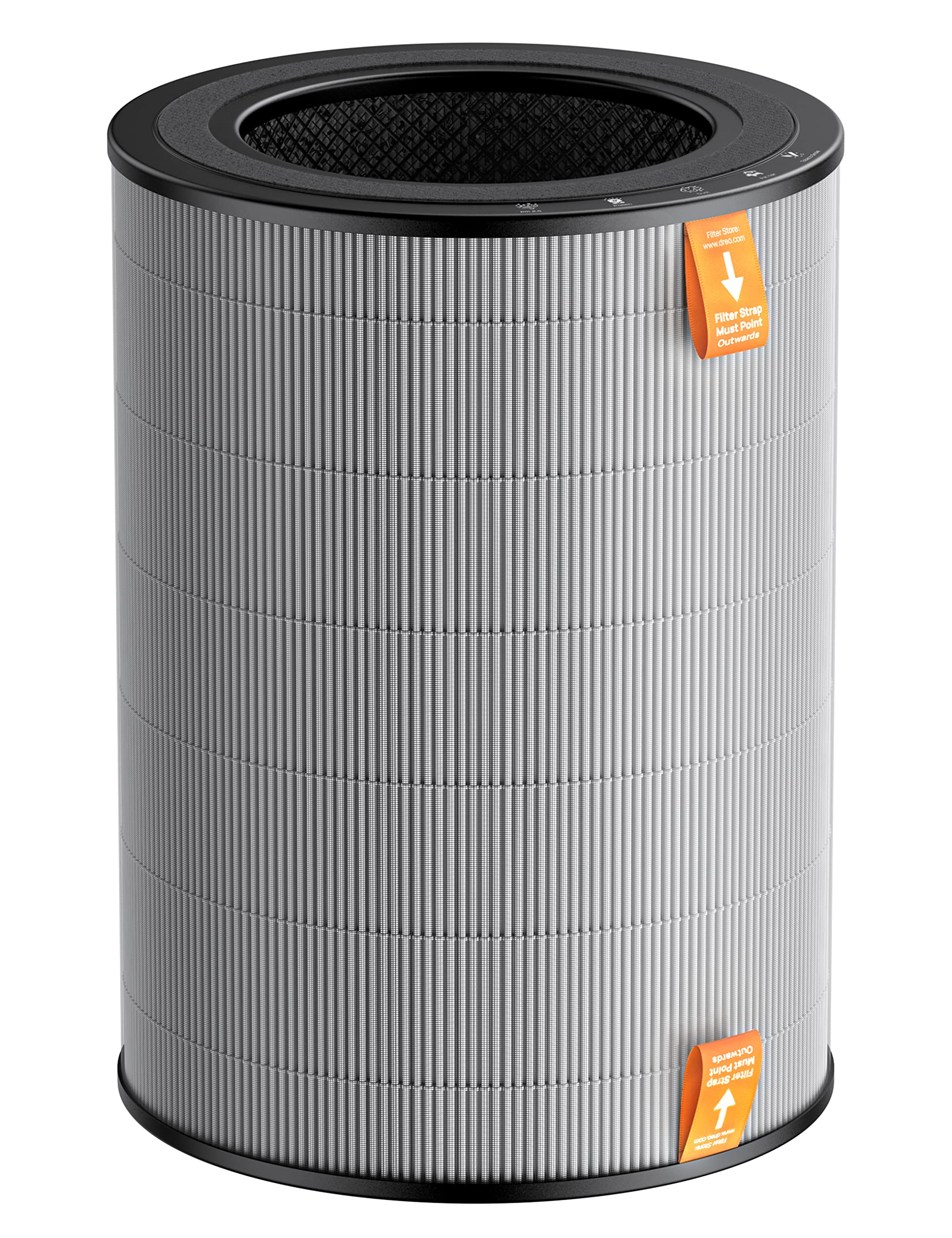Dreo Air Purifiers Filter Replacement for Macro Max S, with 3-in-1 Filter, High-Efficiency Activated Carbon, Removes 99.985% of 