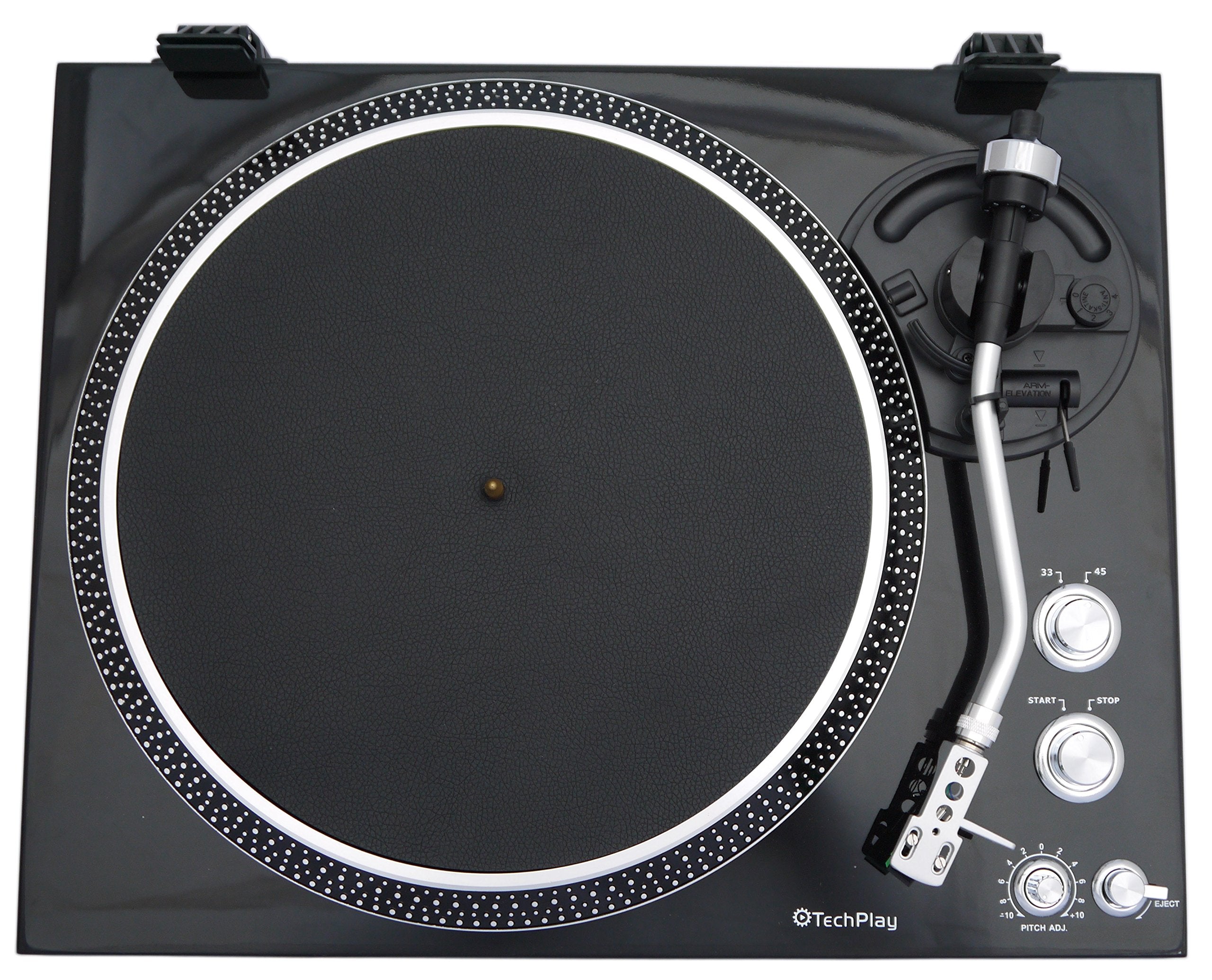Techplay Iep212 Leatherette Anti Static Turntable Mat. Ultra Thin For Maximun Performance
