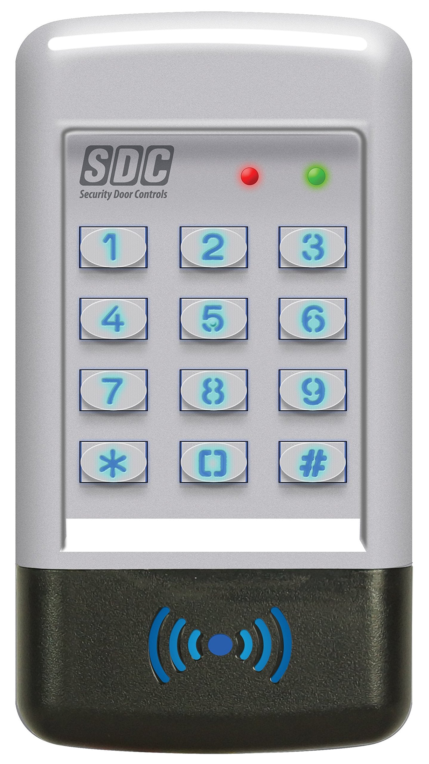 SDC 920P Indoor/Outdoor Entrycheck, Prox and Keypad Reader, HID Compatible, 3 Width x 5-3/4 Height x 1-7/16 Depth