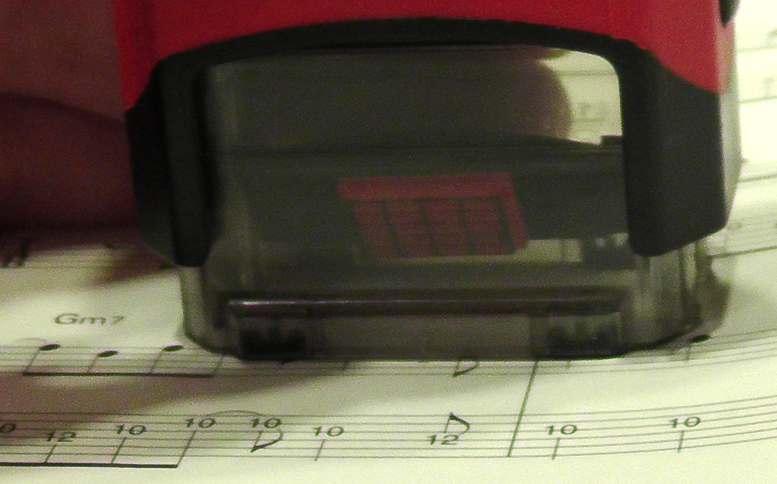 Guitar Chord Stamp 5Fret(Mini) Inkpad Builtin