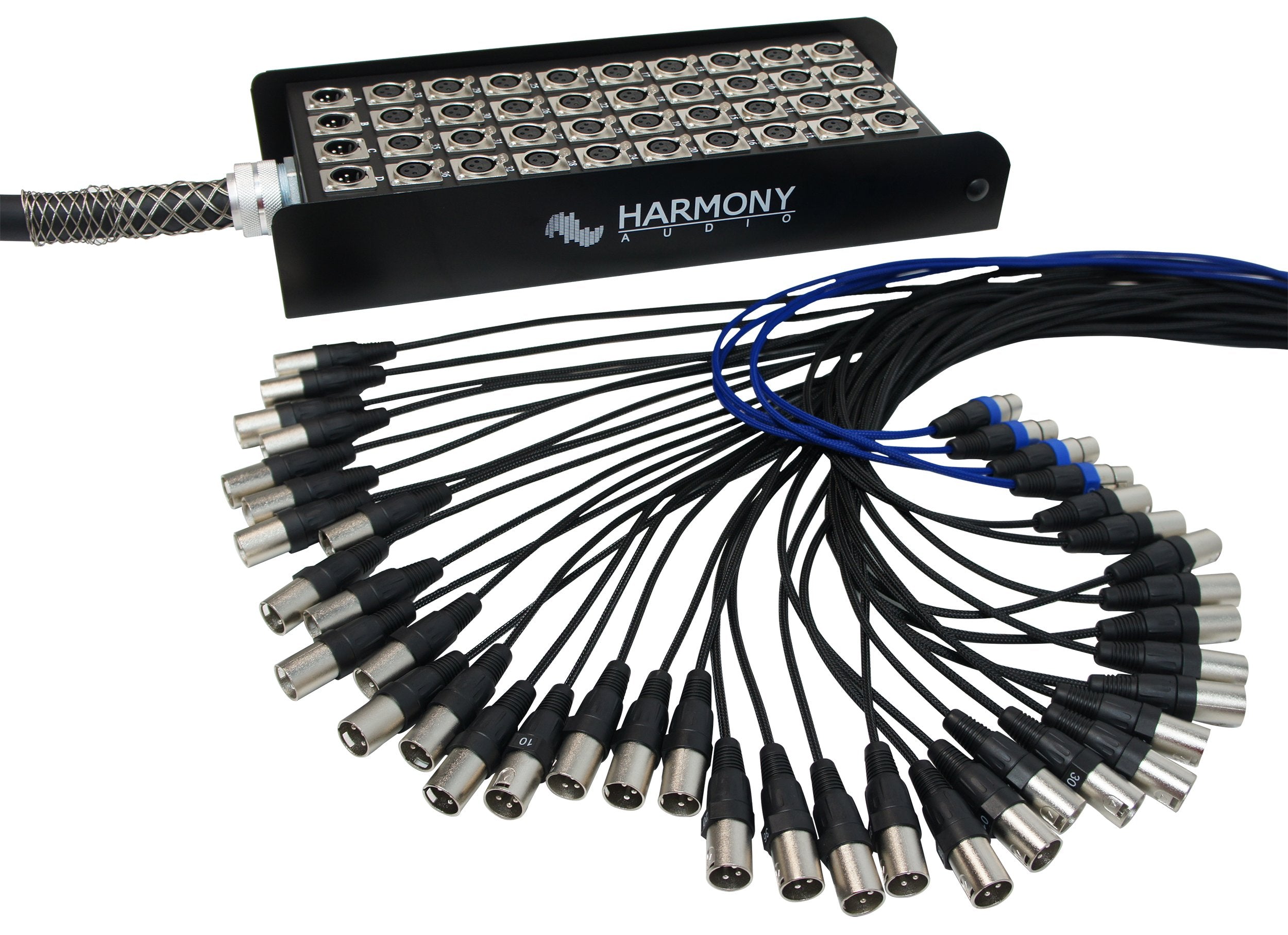 Harmony Audio Ha Sb40100 Pro Stage Xlr Snake Cable Box 40 Channel   100 Feet (36 Send, 4 Returns)