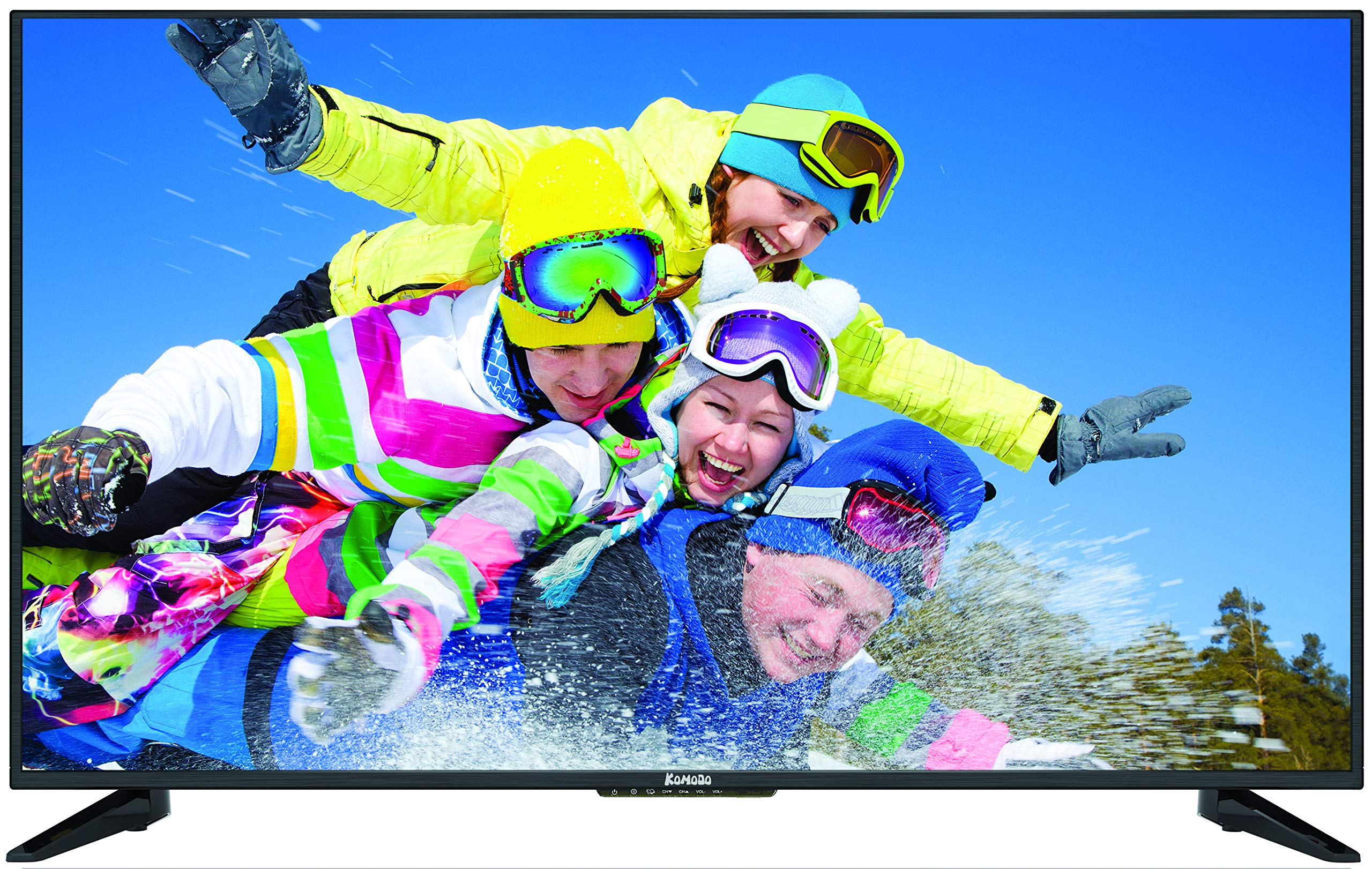 Komodo By Sceptre 50'' 4K Uhd Ultra Slim Led Tv 3840 X 2160 Memc 120, Machine Black