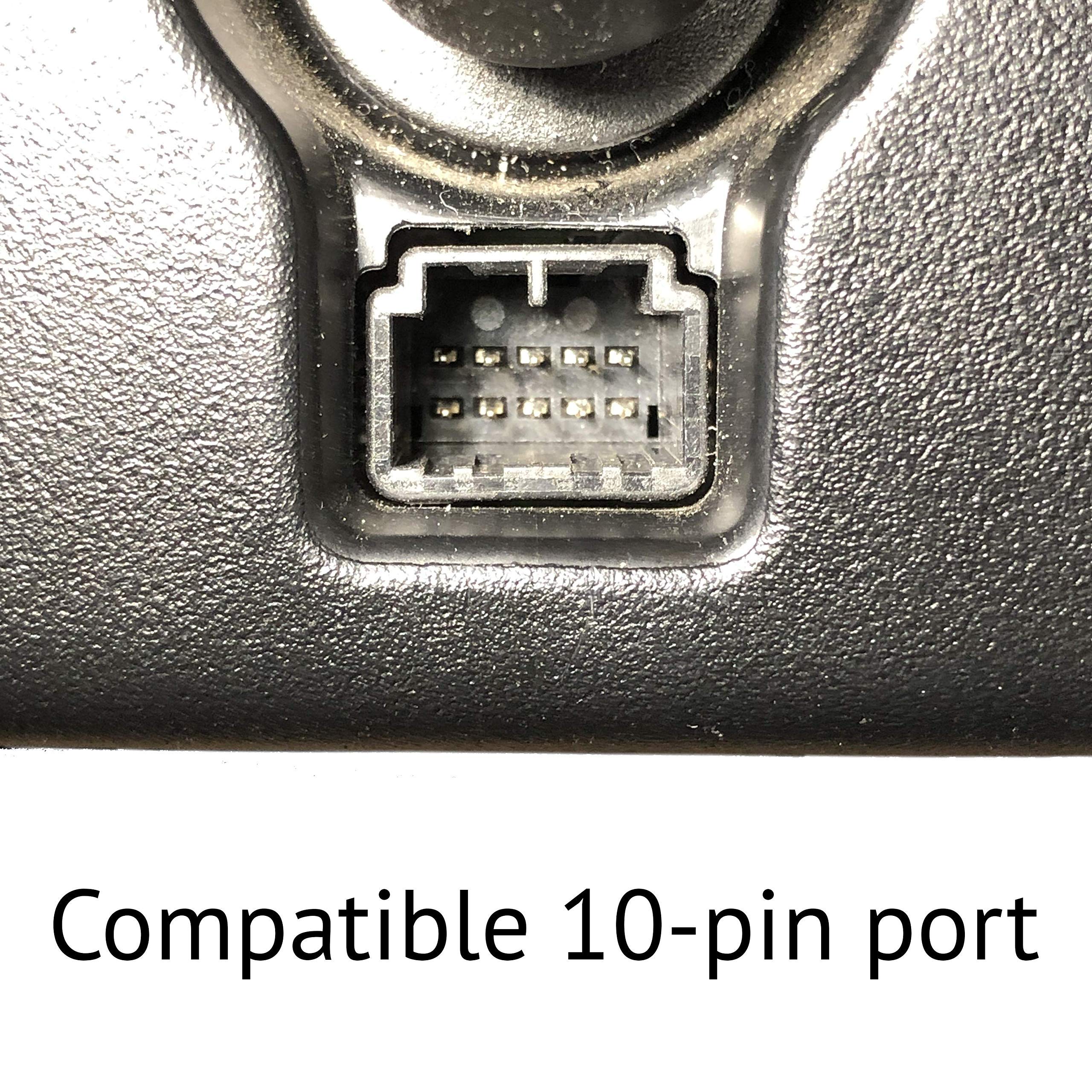 Dongar Dashcam Power Adapter 10-pin Type A for Nissan Infiniti Toyota Subaru Mazda Rearview Mirror USB