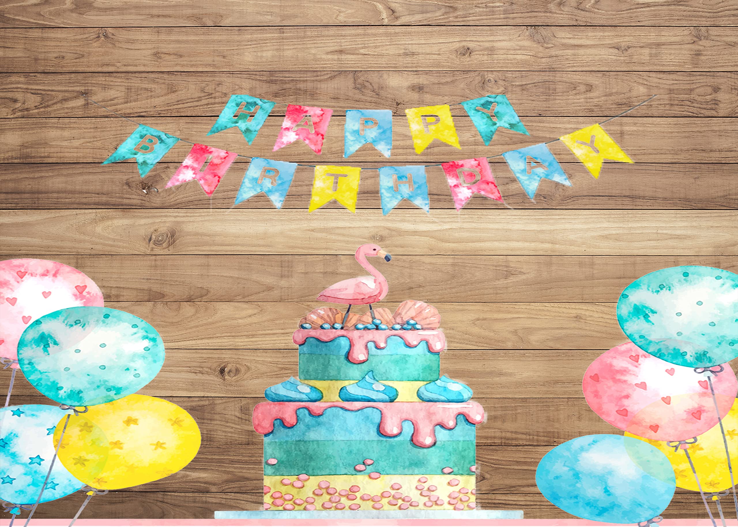 Lywygg 8X6Ft Wooden Backdrop Baby Shower Backdrops Party Decorations Backdrops Props For Studio For Photographers Retro Wood Wal