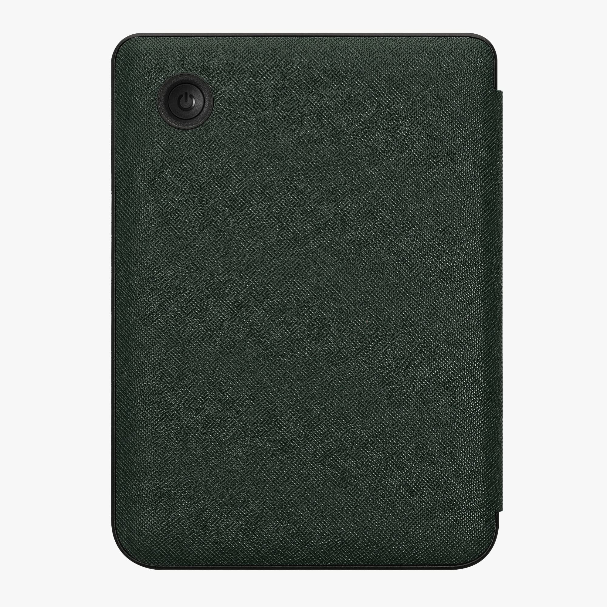 Kwmobile Origami Case Compatible With Kobo Clara 2E / Tolino Shine 4 Case   Slim Pu Leather Cover With Stand   Dark Green
