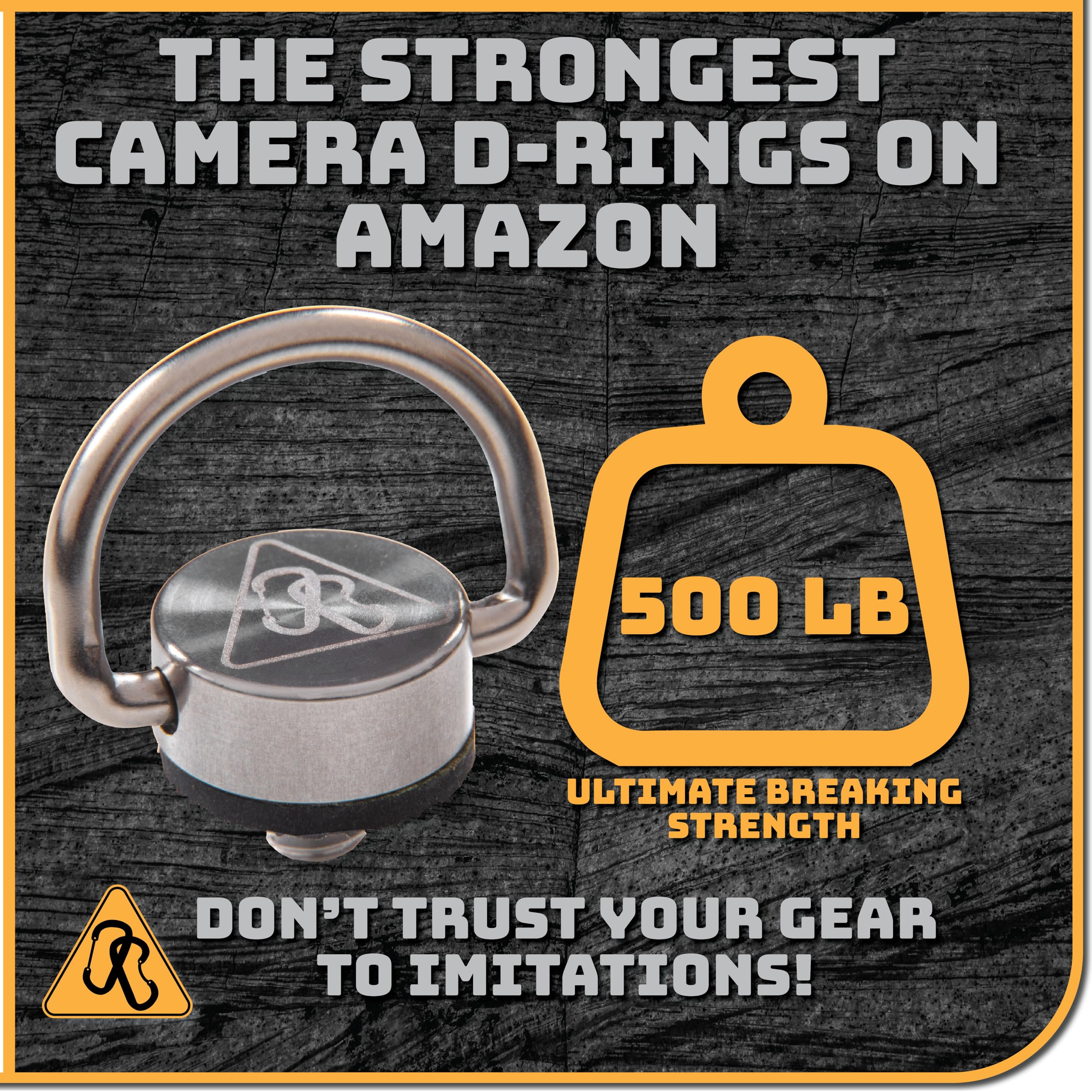 Danger Buddies Xl Camera Carabiner Clip D-Ring - Easily Attach A Camera Strap Or Carabiner To Your Camera With This 1/4-20 Tripo