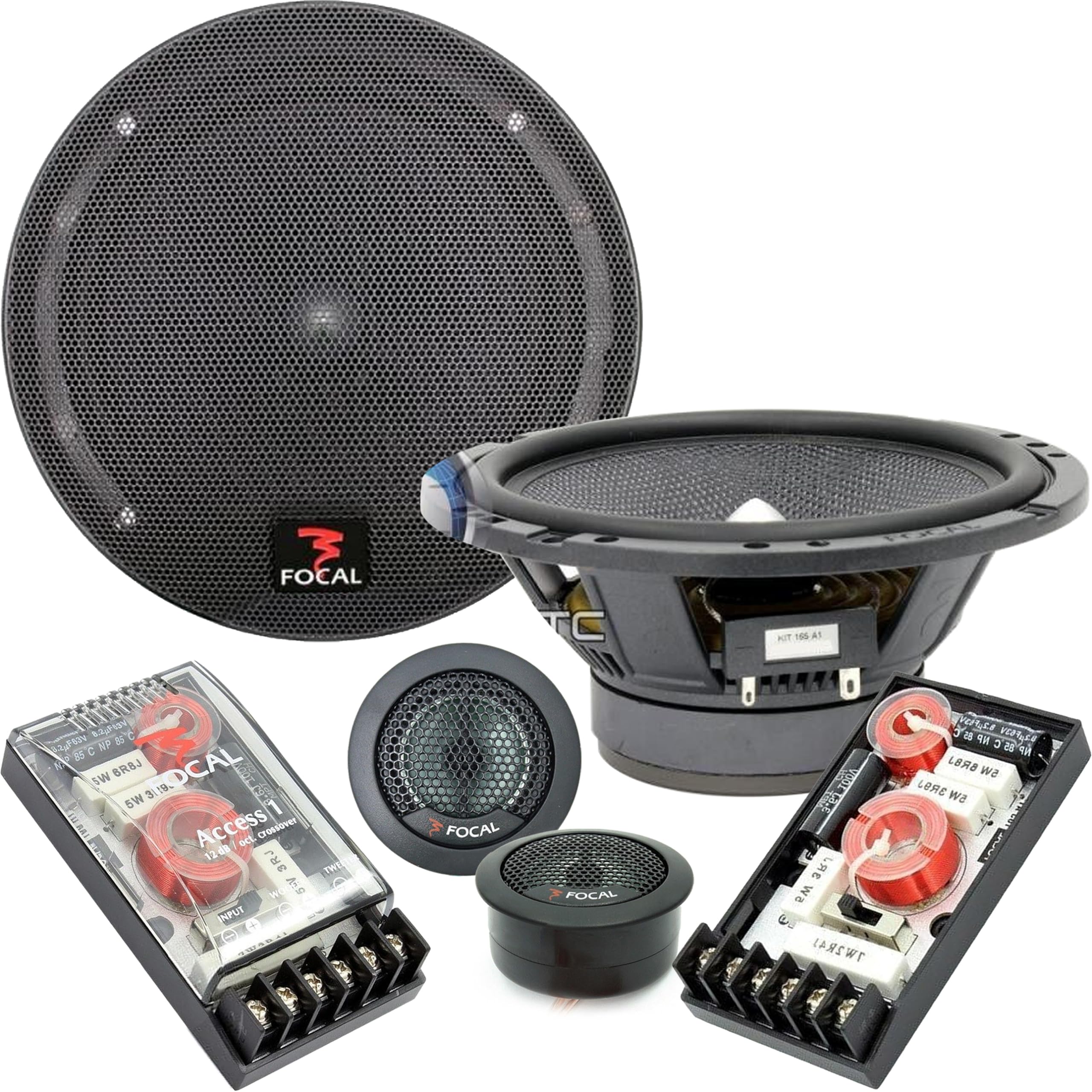 Focal Access 165A1 6.5'' 120 Watts 2 Way Car Audio Component Kit