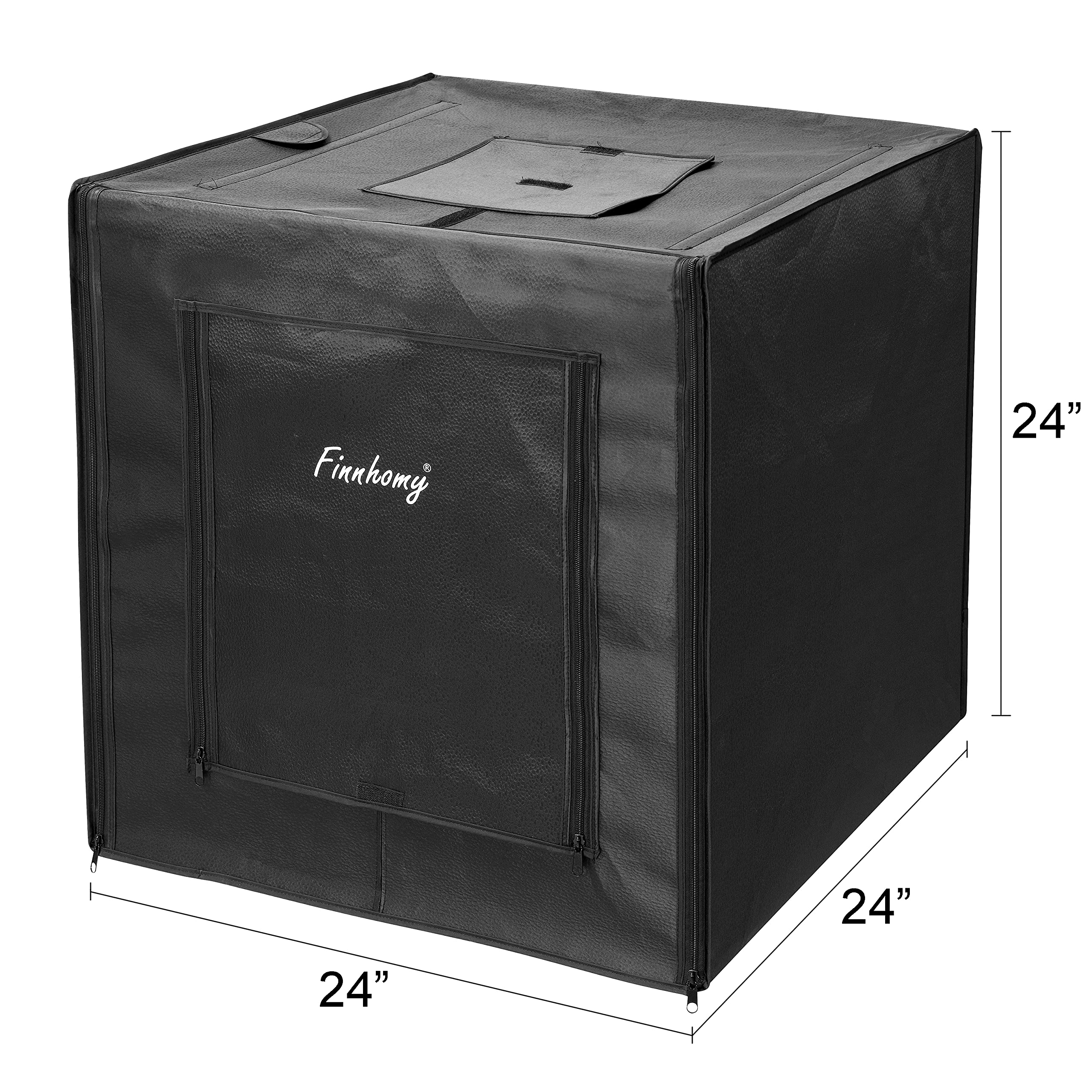 Finnhomy 24X24 Photo Box Professional Portable Photo Studio Photo Light Studio Photo Tent Light Box Table Top Photography Shooti