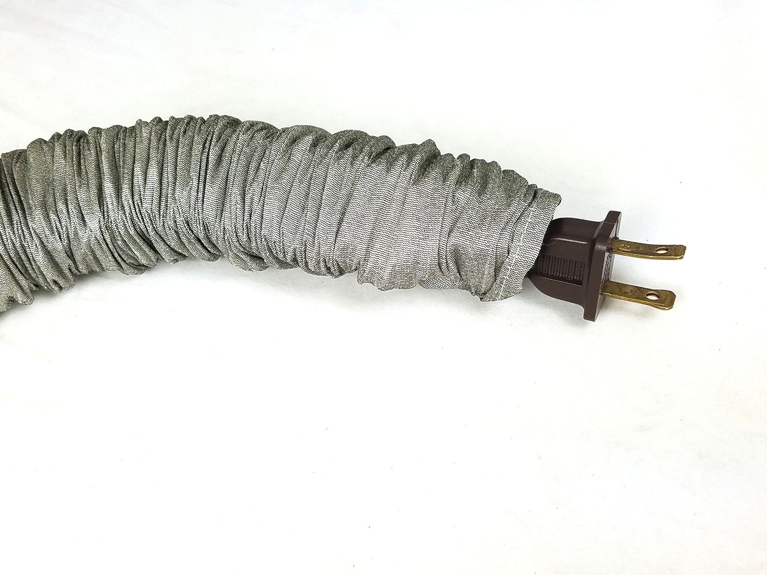 Gray Coverease 9 Feet Lamp Cord Cover Tube